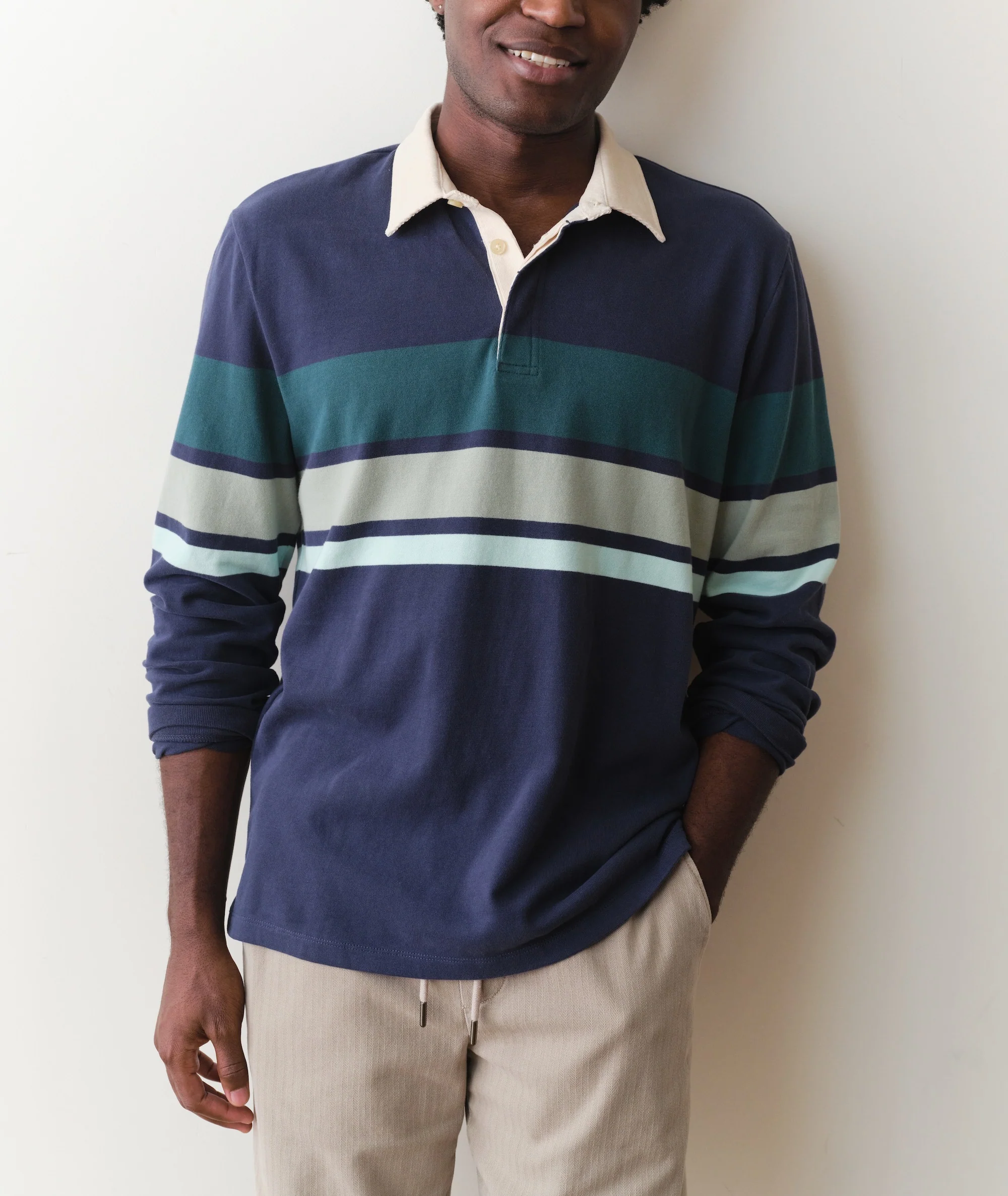 Sueded Rugby Polo - Image 2