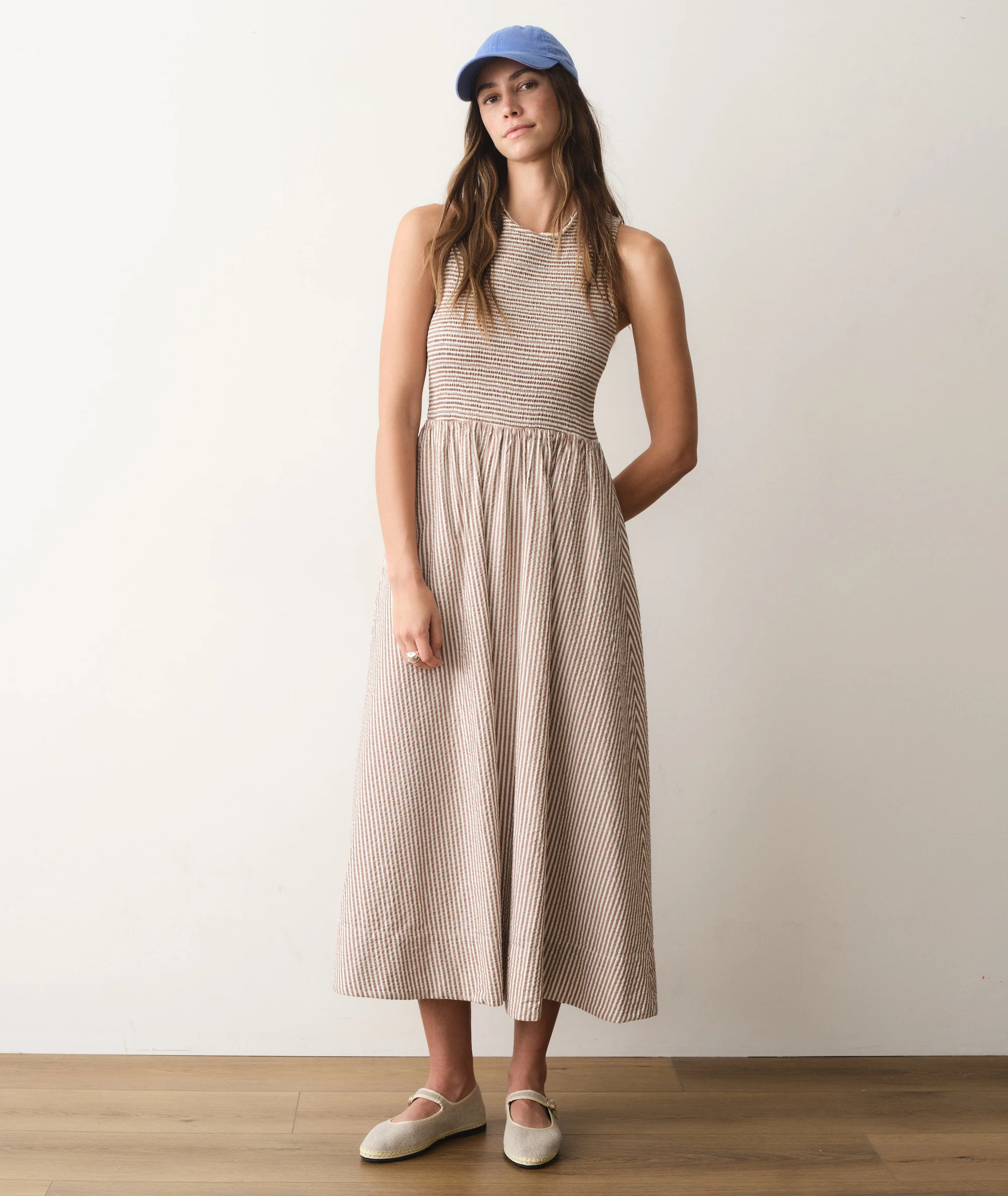 Darcy Seersucker Maxi Dress - Image 3