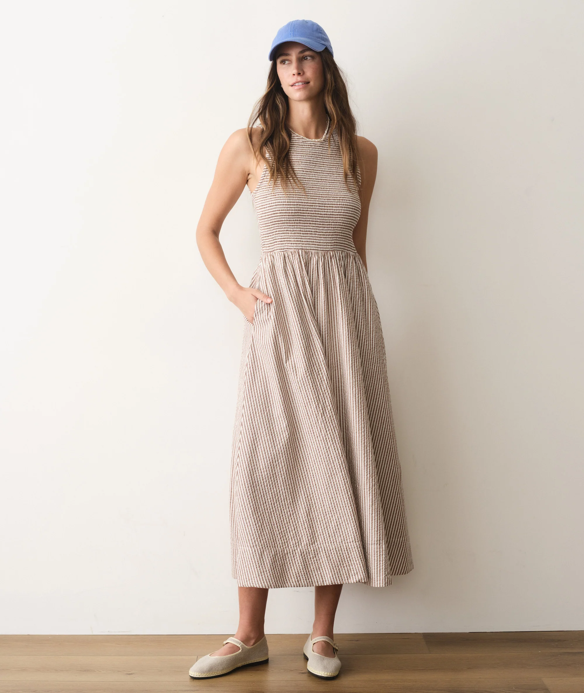 Darcy Seersucker Maxi Dress - Image 4