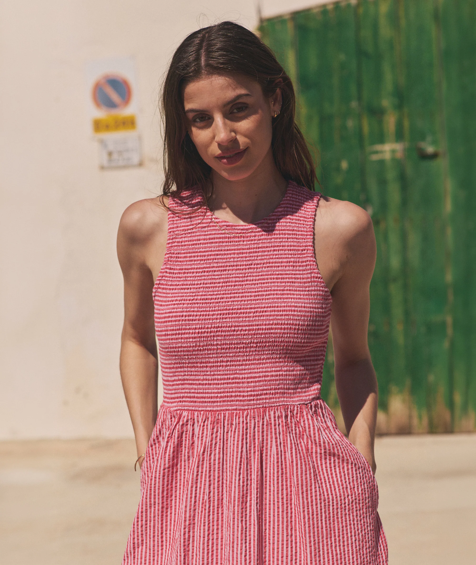 Darcy Seersucker Maxi Dress - Image 2