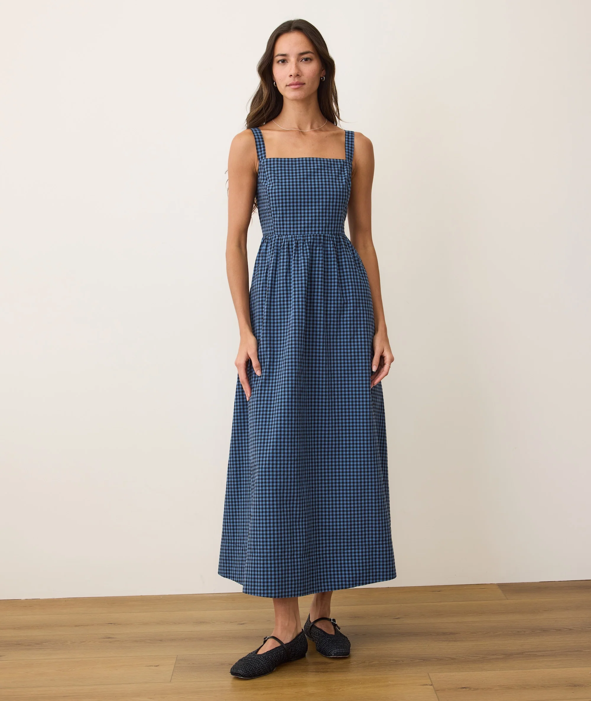 Demi Poplin Midi Dress - Image 5