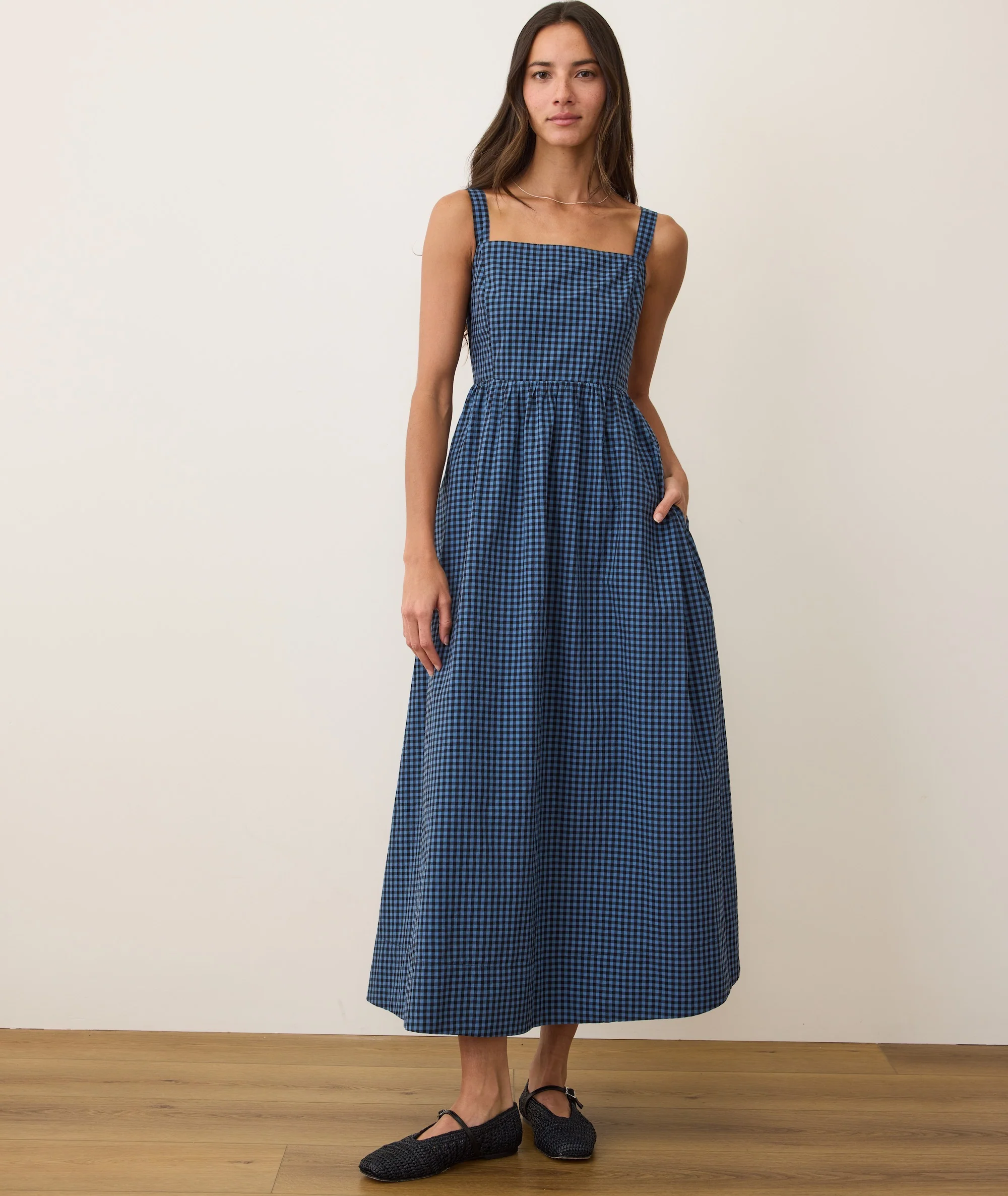 Demi Poplin Midi Dress - Image 6