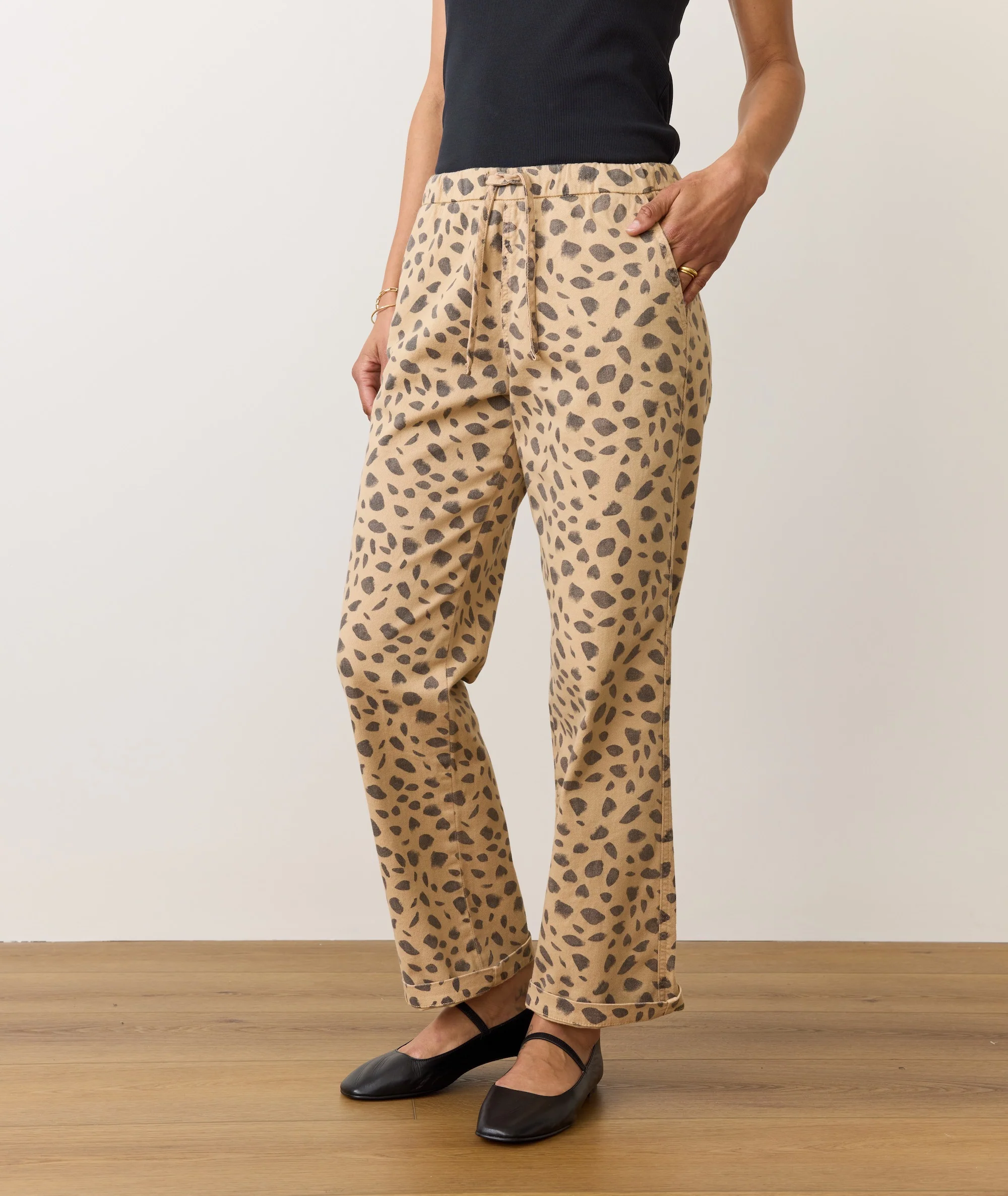 Denim Drawstring Pant - Image 2