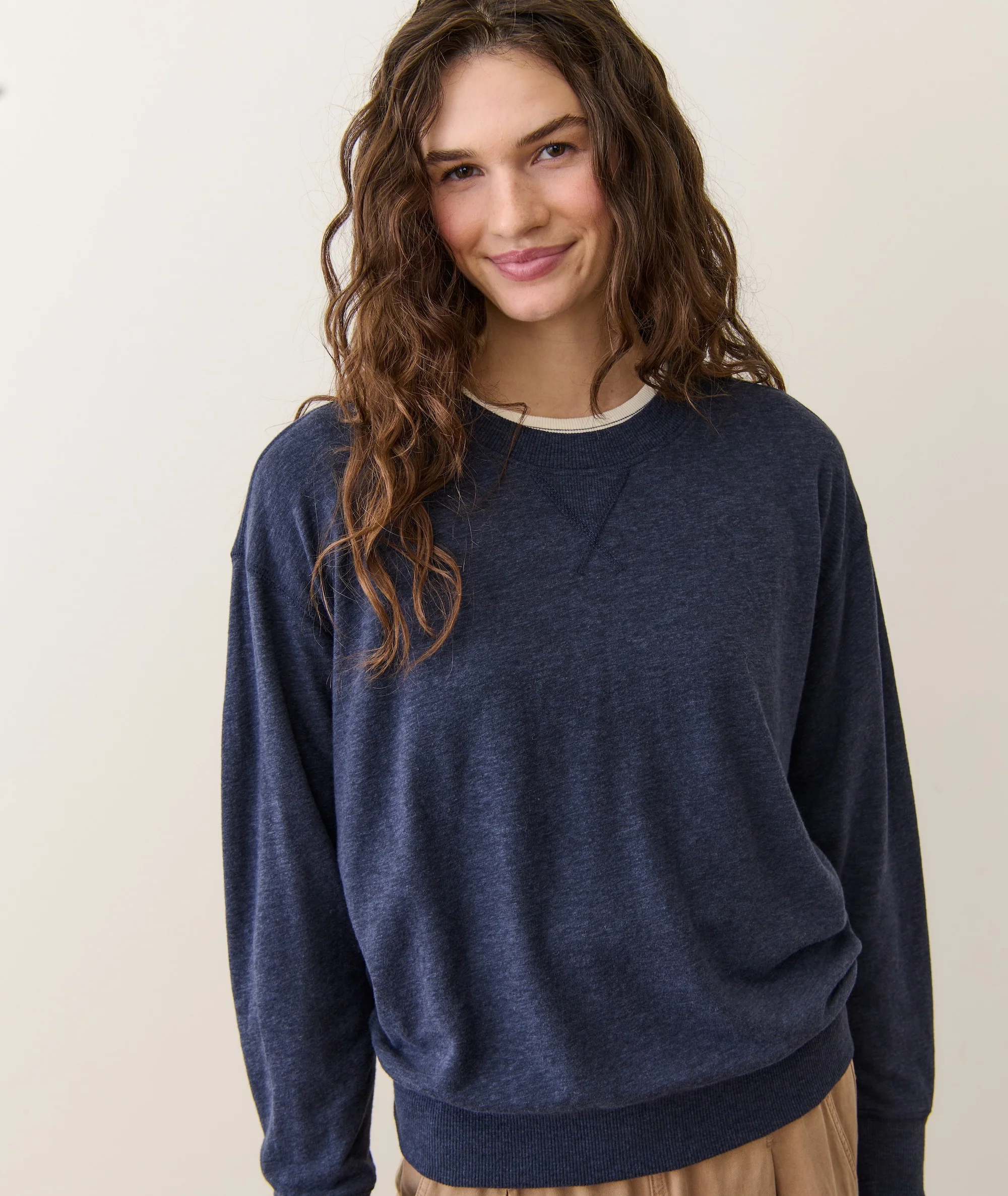 Double Knit Oversized Crew - Image 3