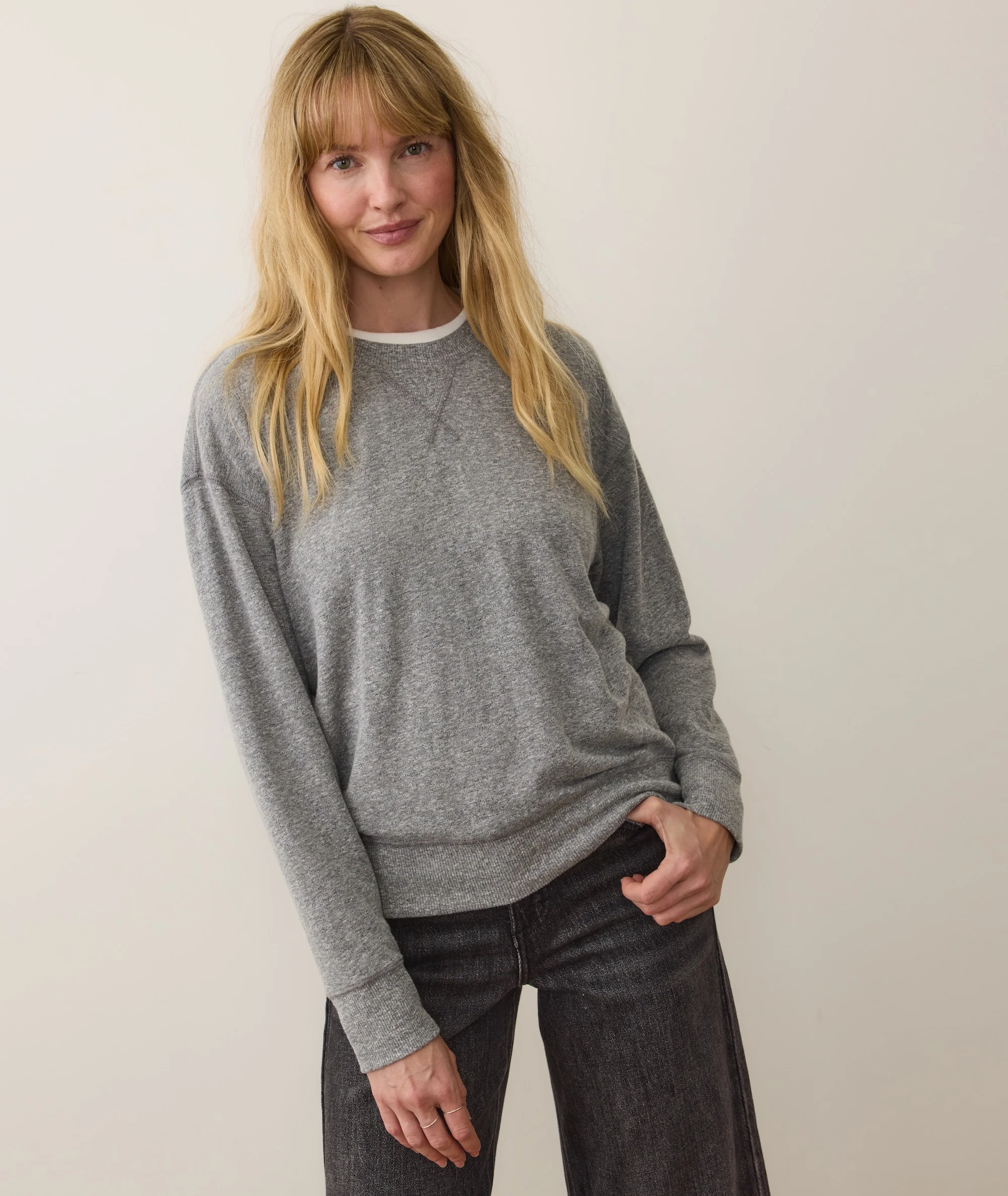 Double Knit Oversized Crew - Image 2