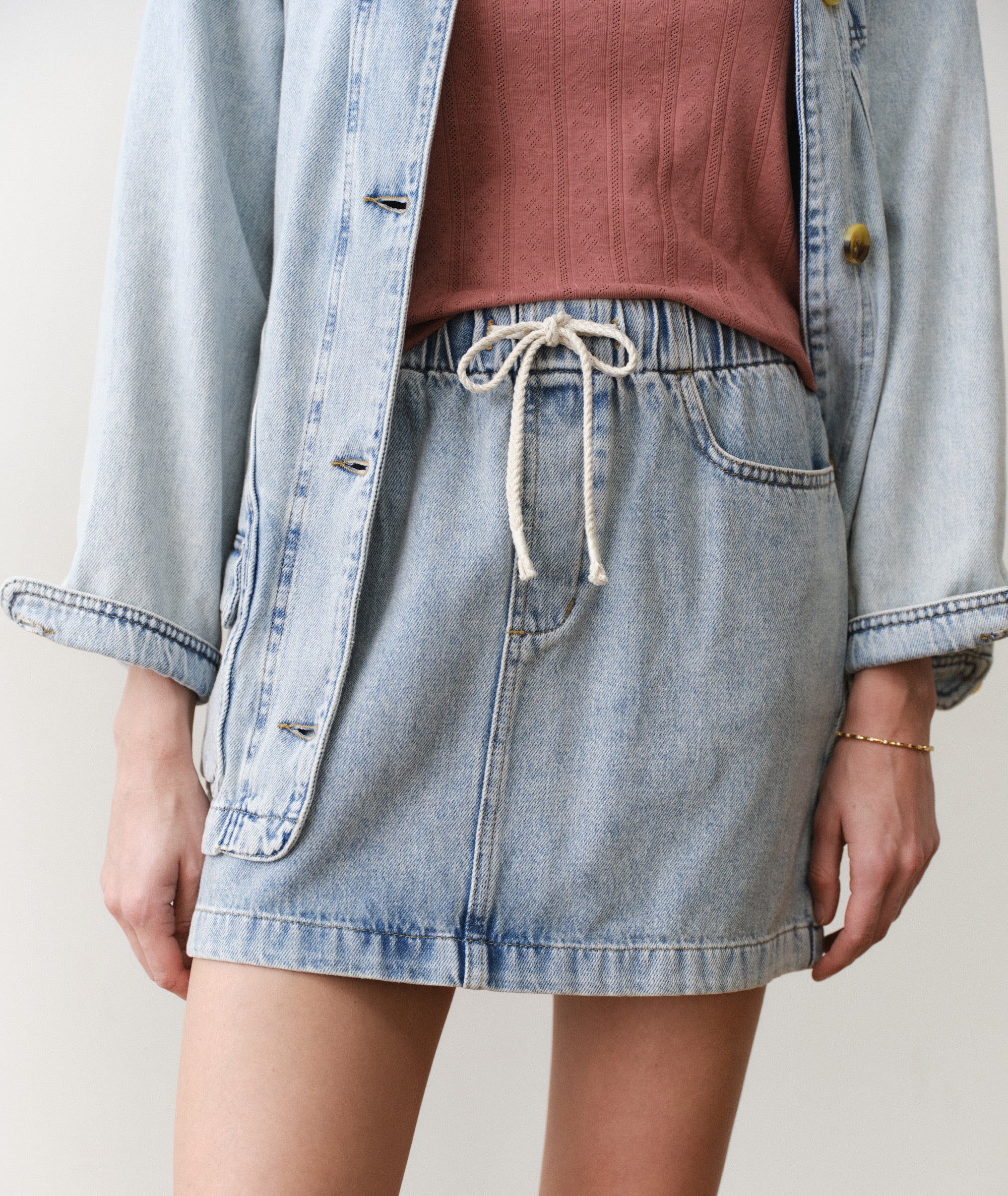 Ella Denim Mini Skirt - Image 4