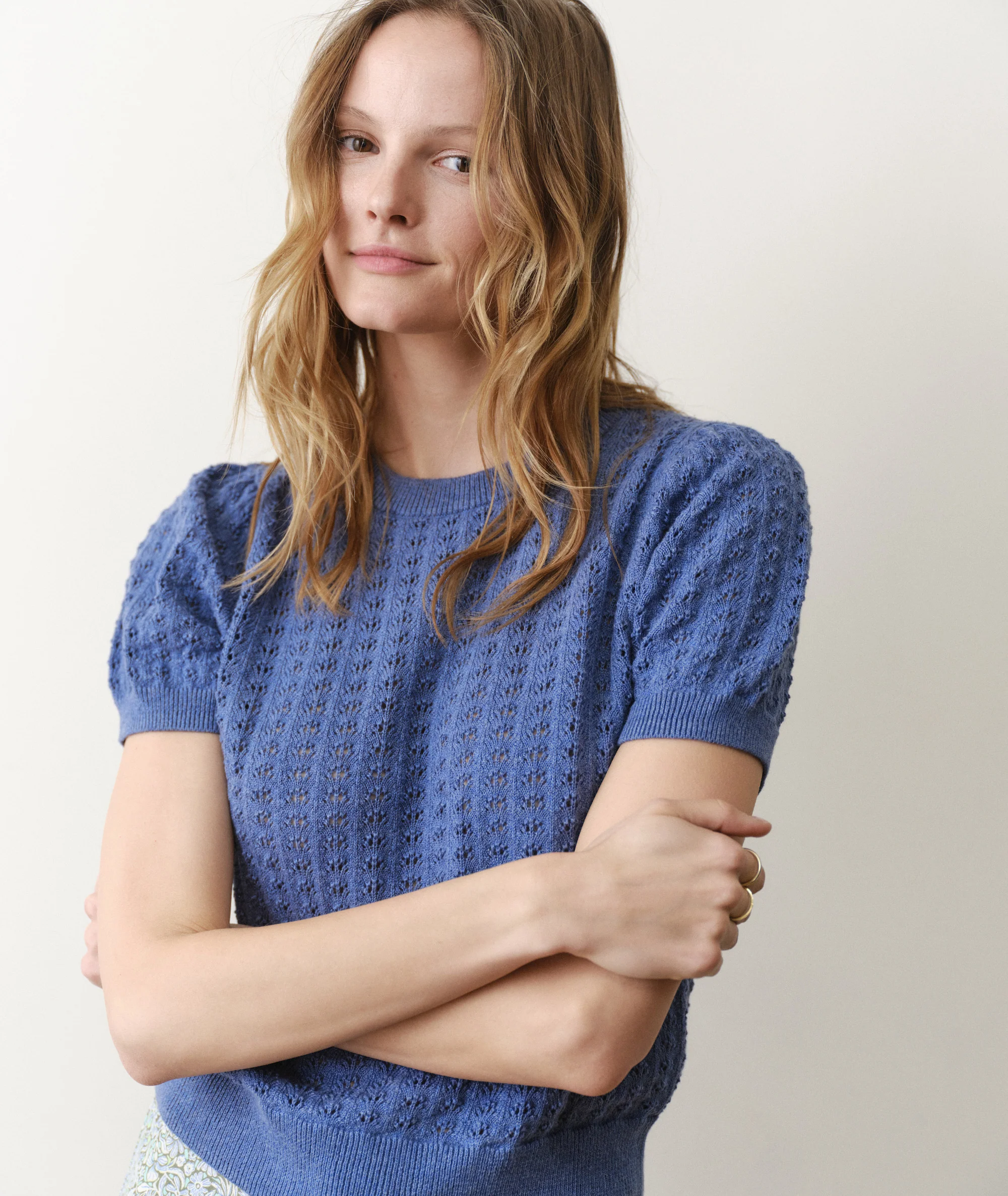 Ellie Puff Sleeve Sweater - Image 3