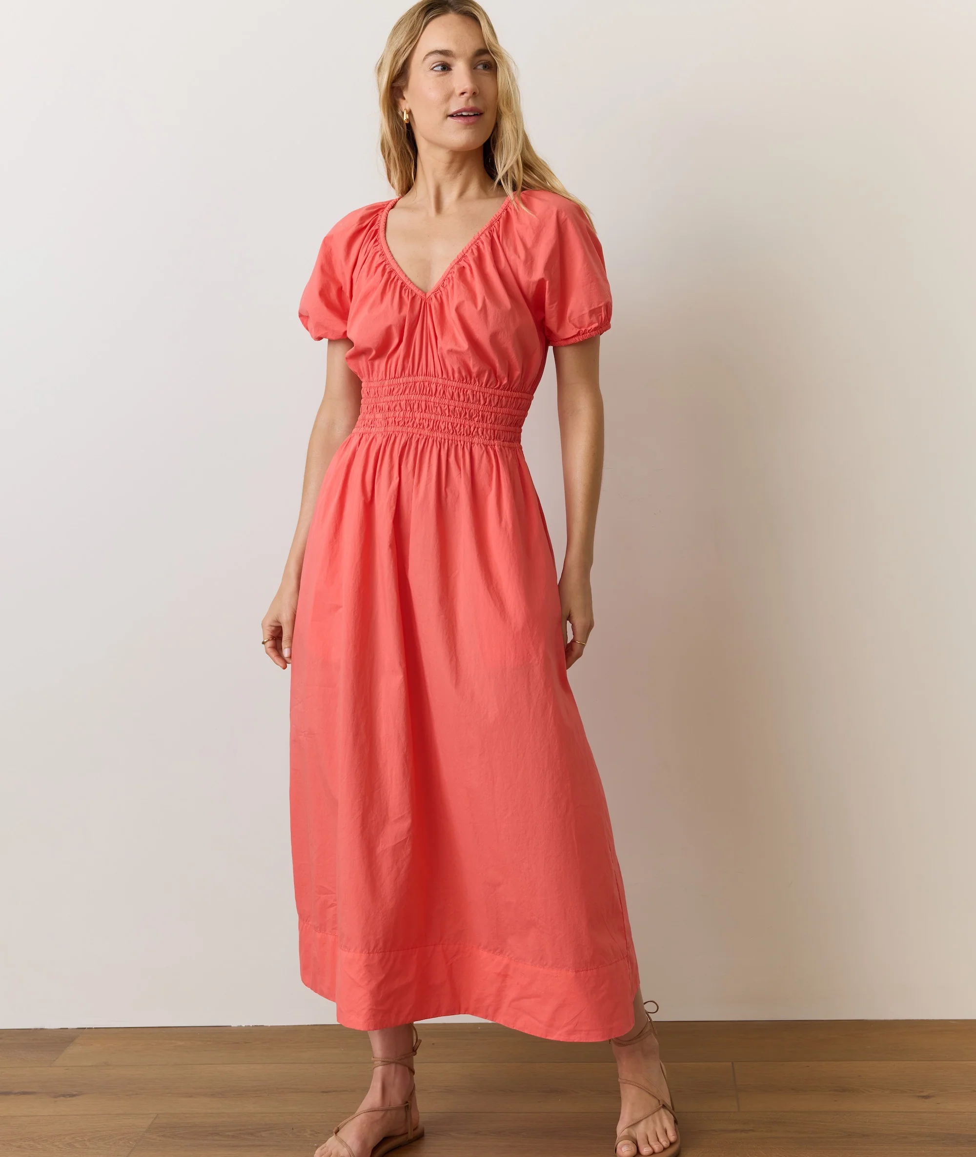 Emery Poplin Midi Dress - Image 2