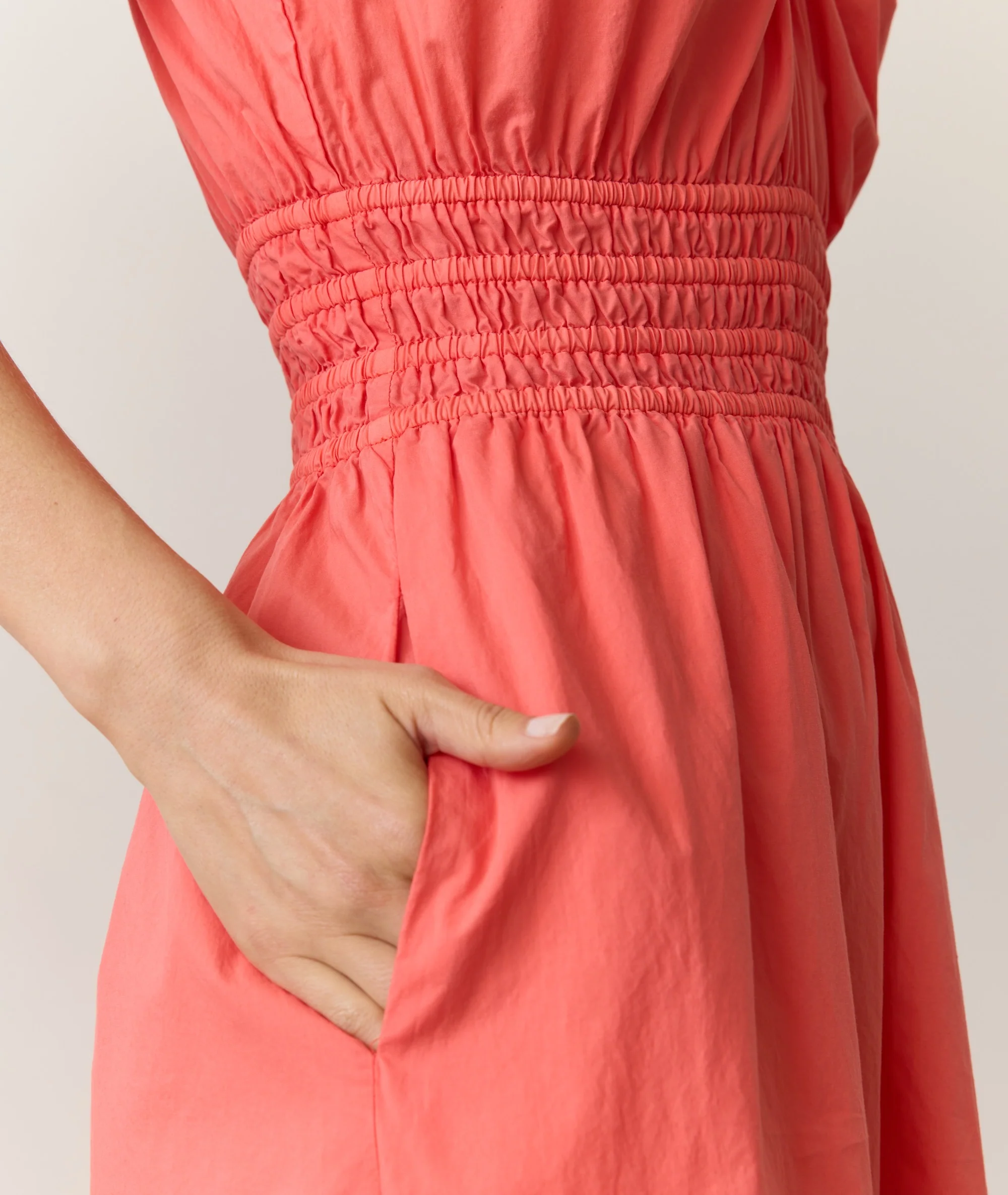 Emery Poplin Midi Dress - Image 5