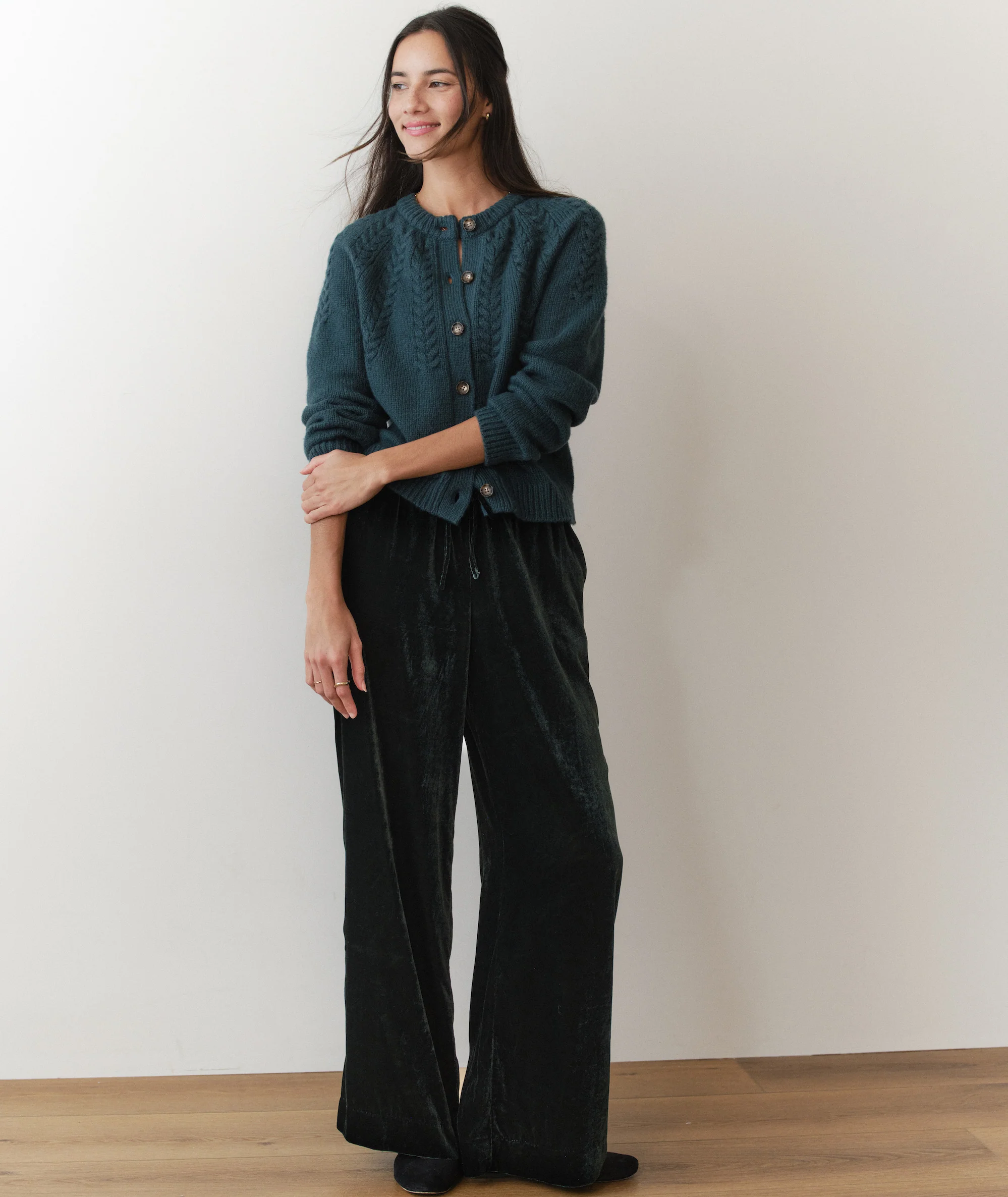 Everly Cable Knit Cardigan - Image 6
