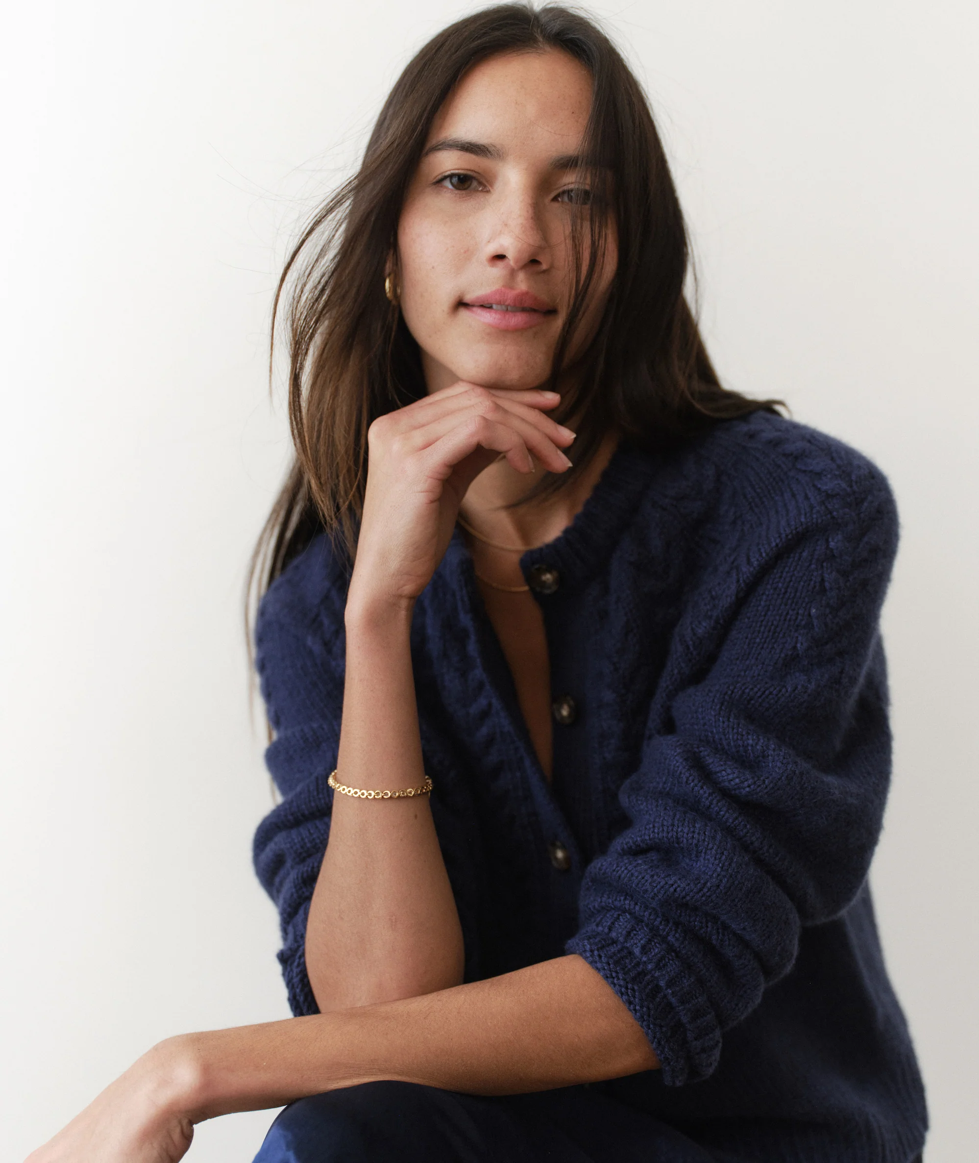 Everly Cable Knit Cardigan - Image 4