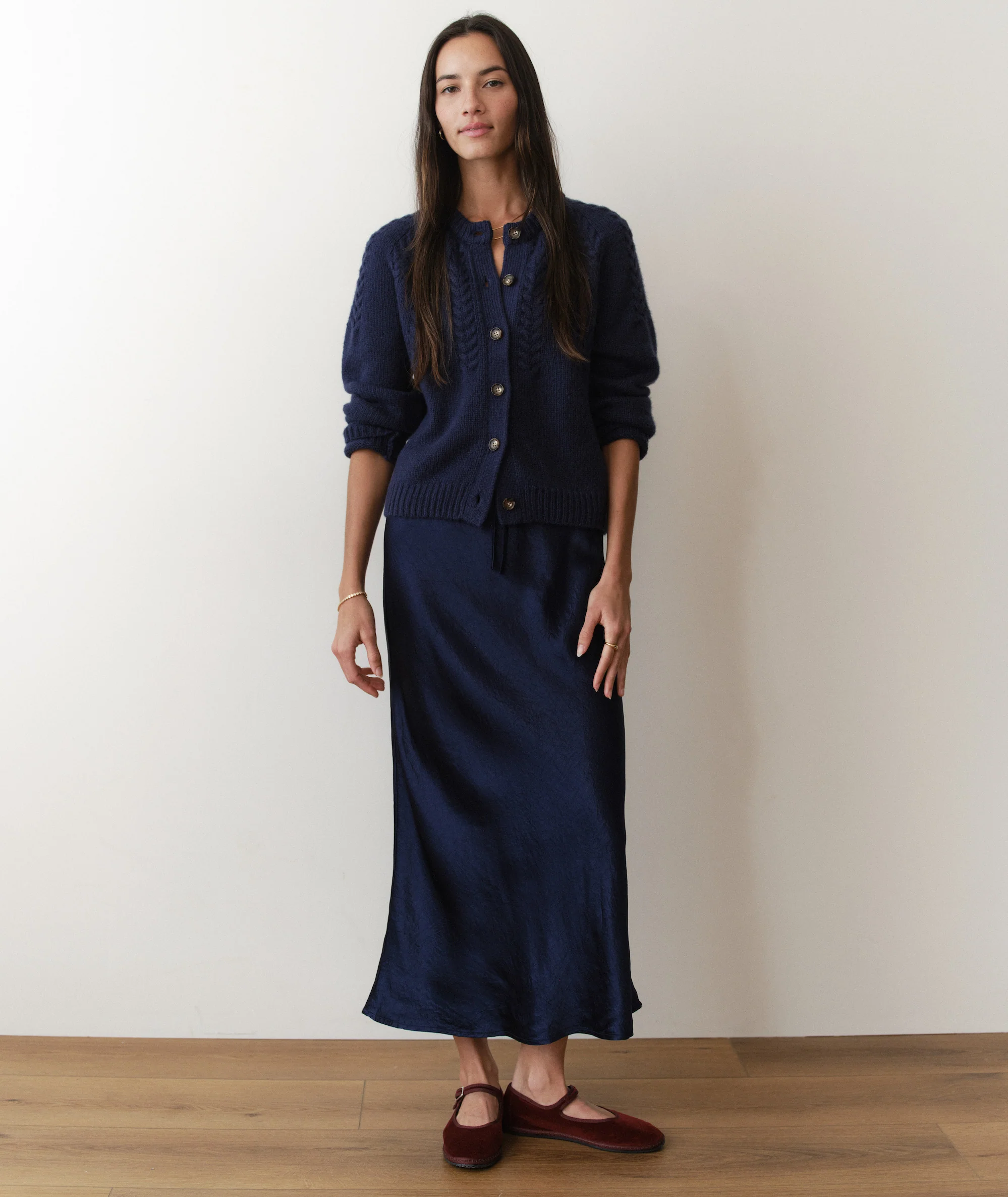 Everly Cable Knit Cardigan - Image 7