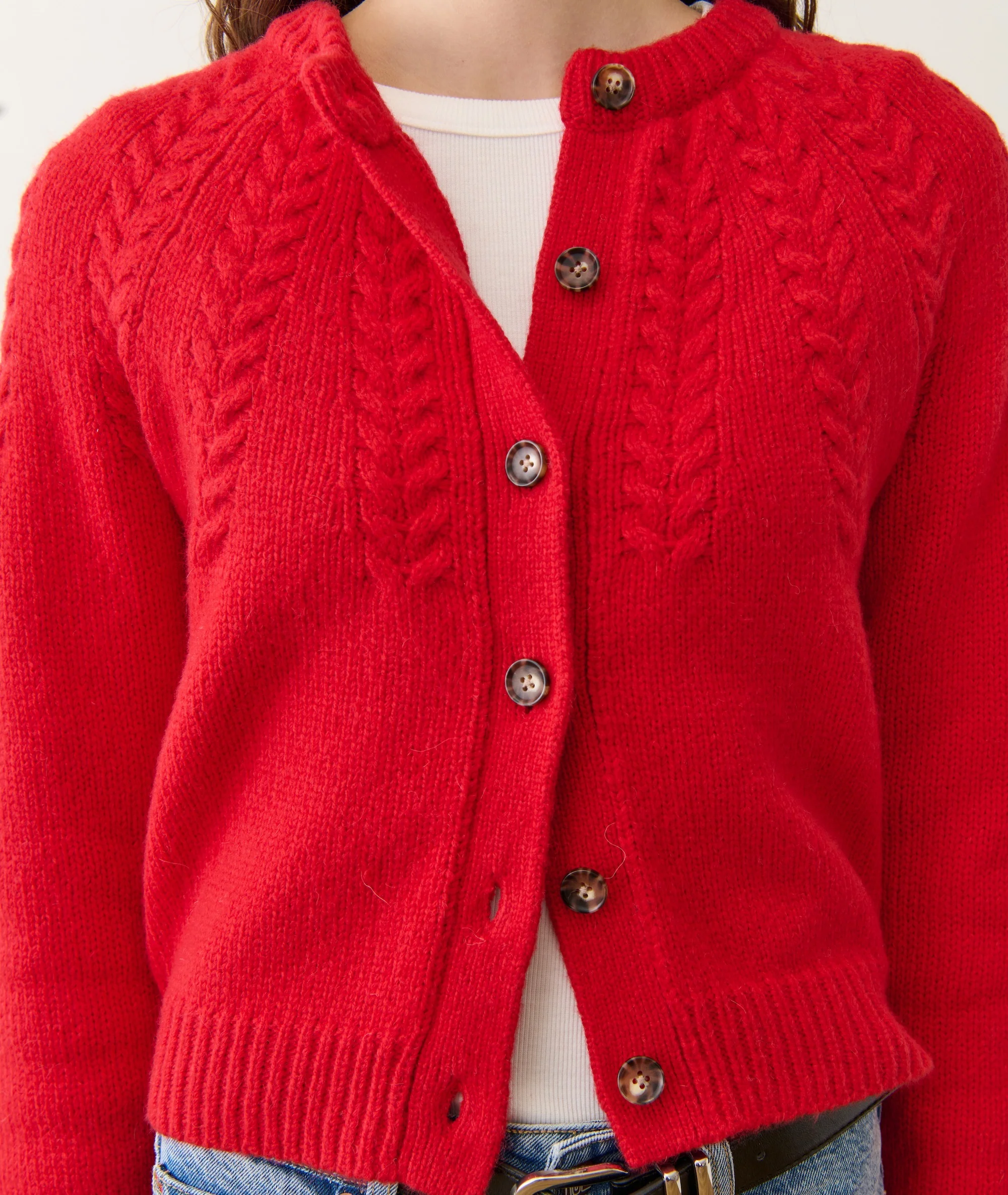 Everly Cable Knit Cardigan - Image 8