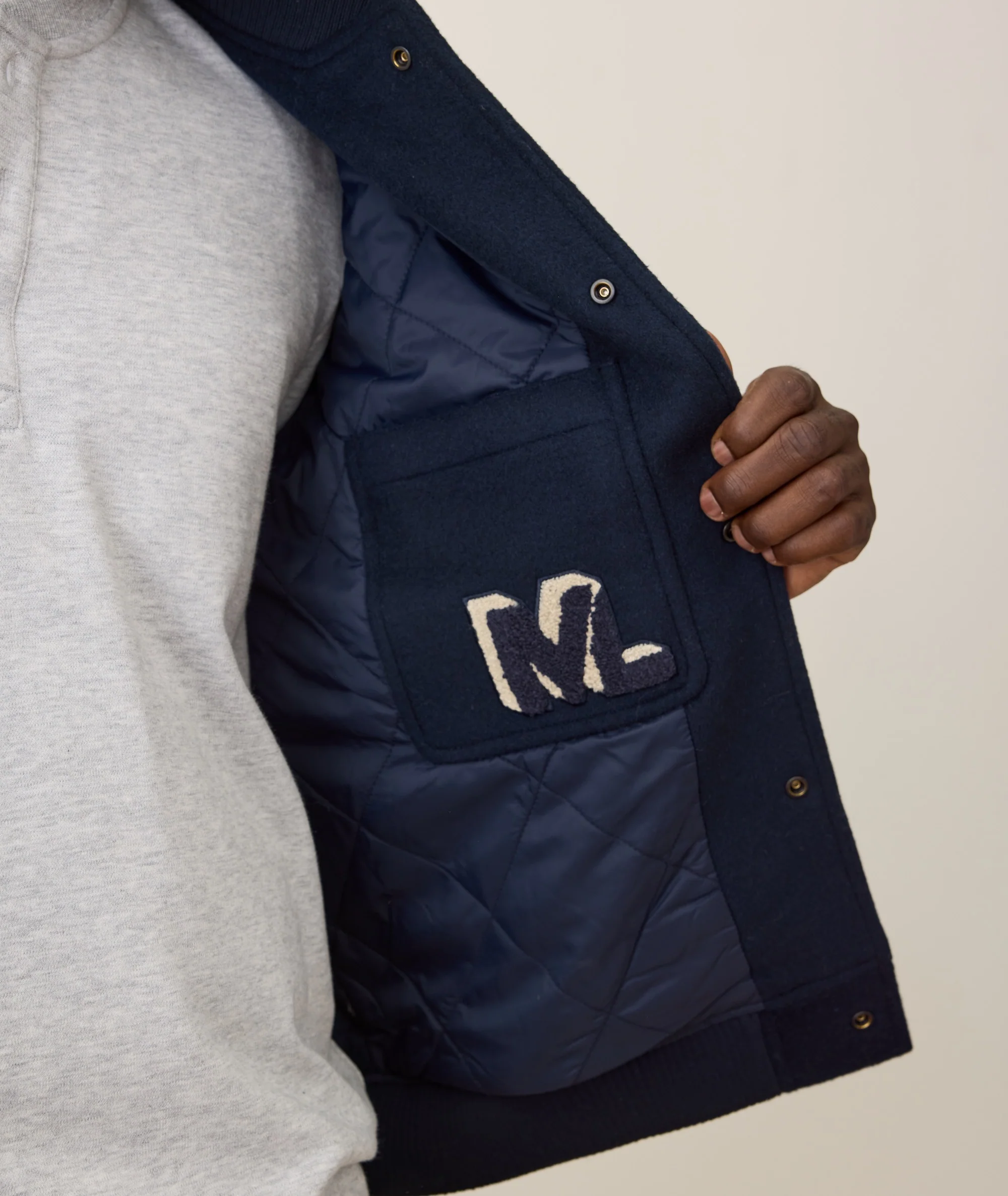Fields Wool Varsity Jacket - Image 4