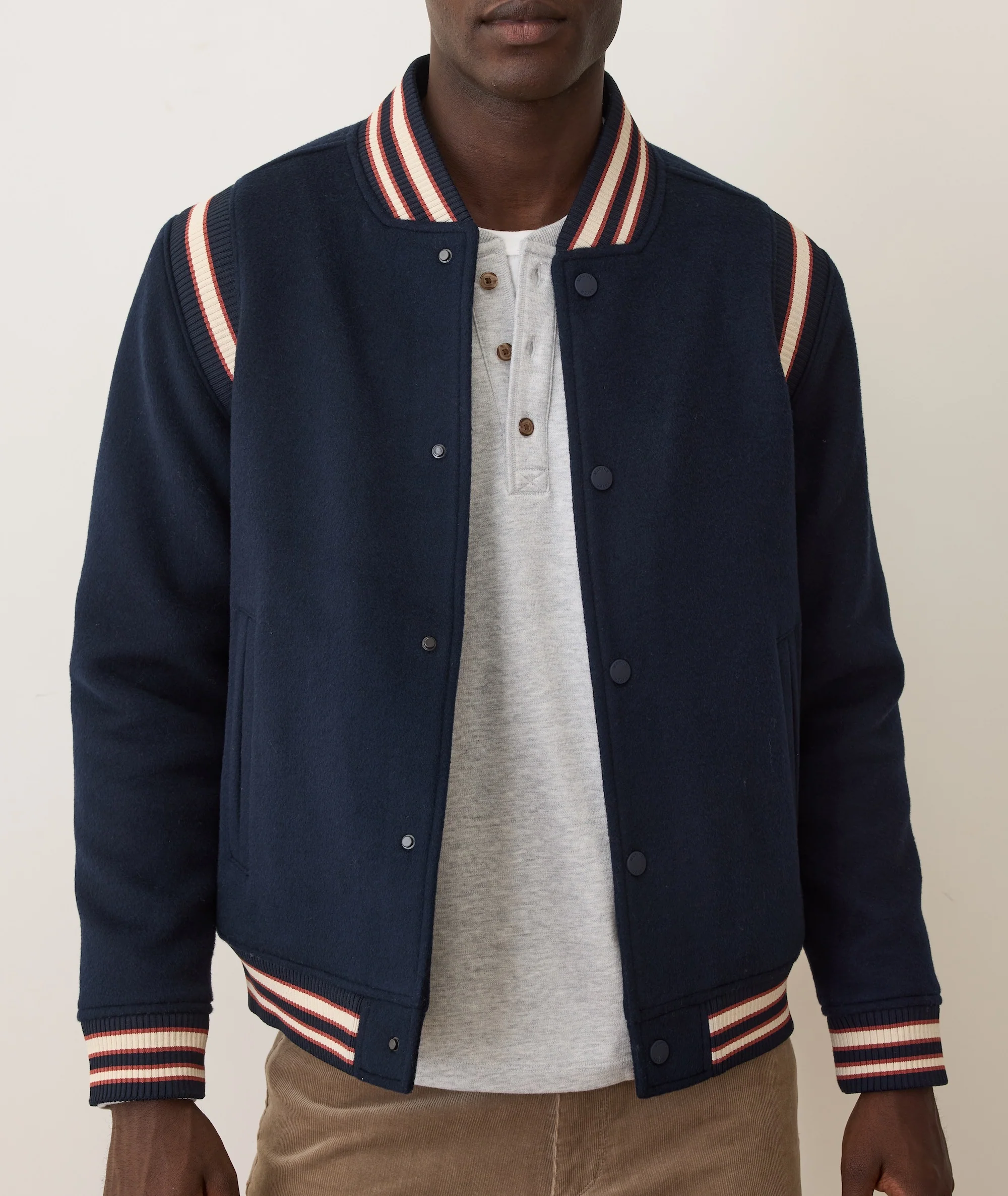 Fields Wool Varsity Jacket - Image 5