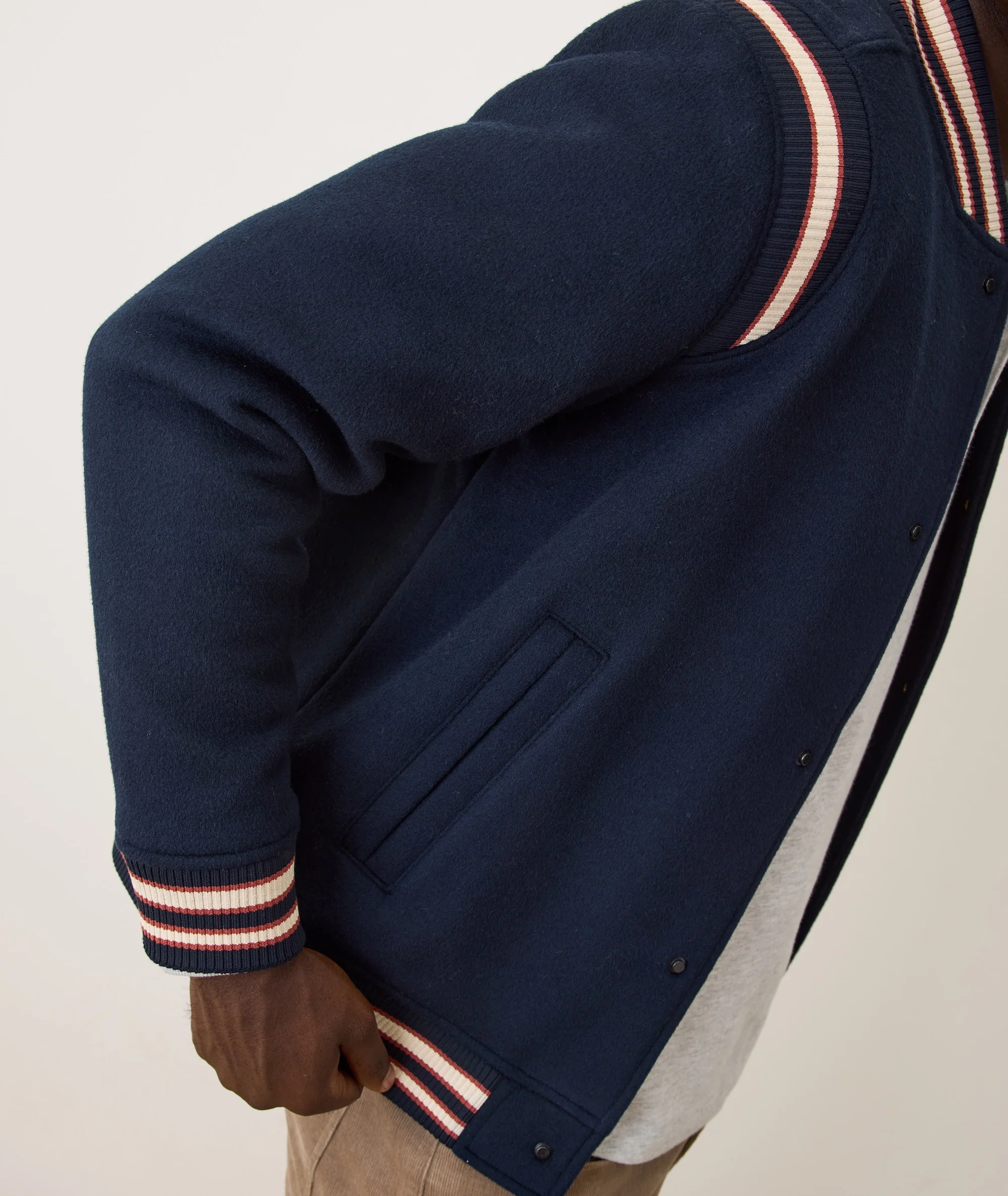 Fields Wool Varsity Jacket - Image 9