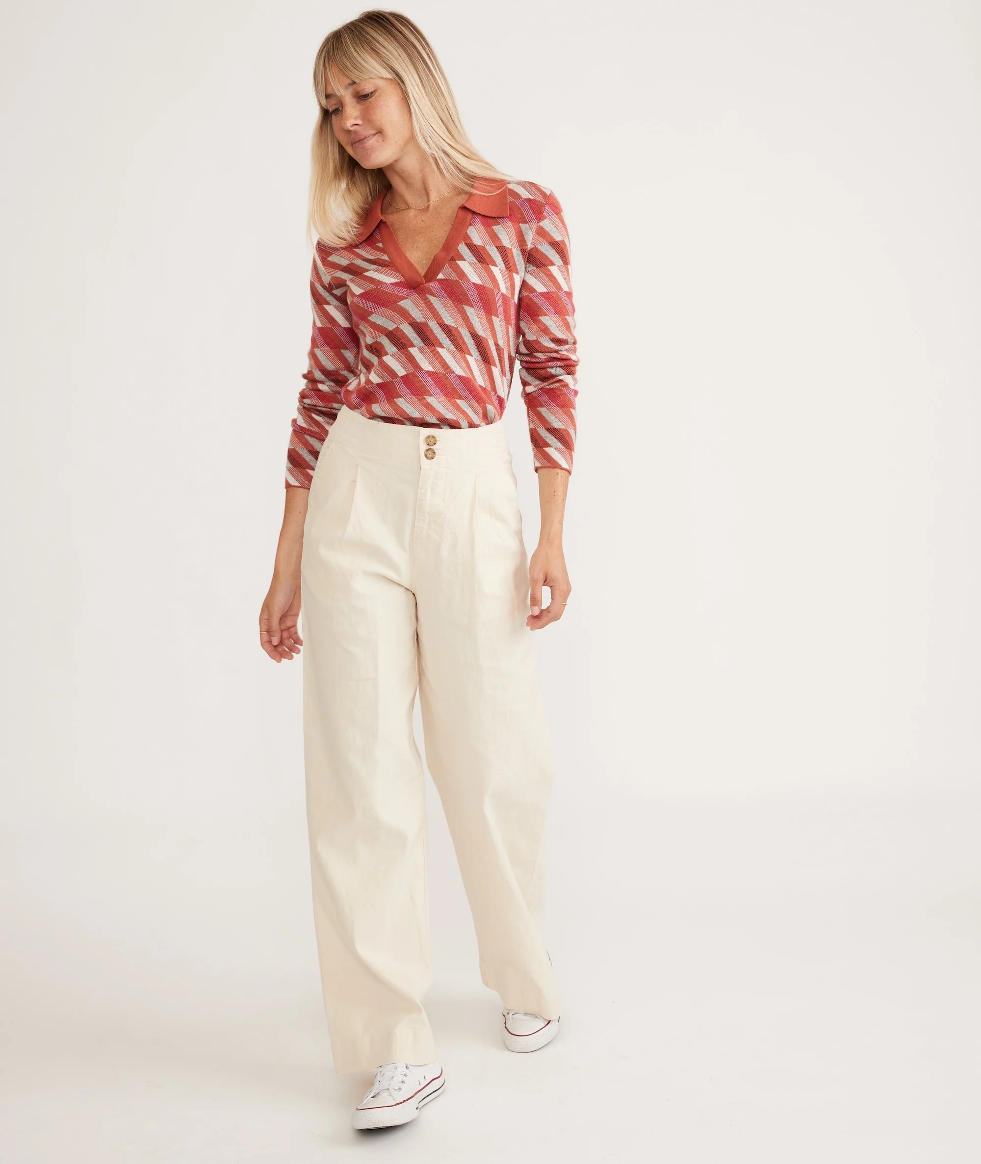 Flora High Waisted Trouser - Image 5