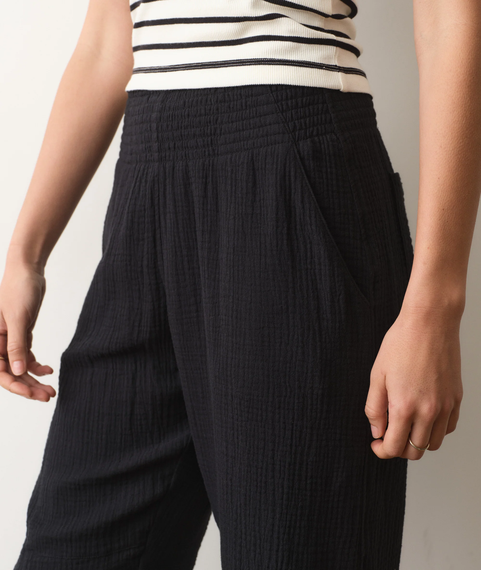Georgia Double Cloth Barrel Pant - Image 3