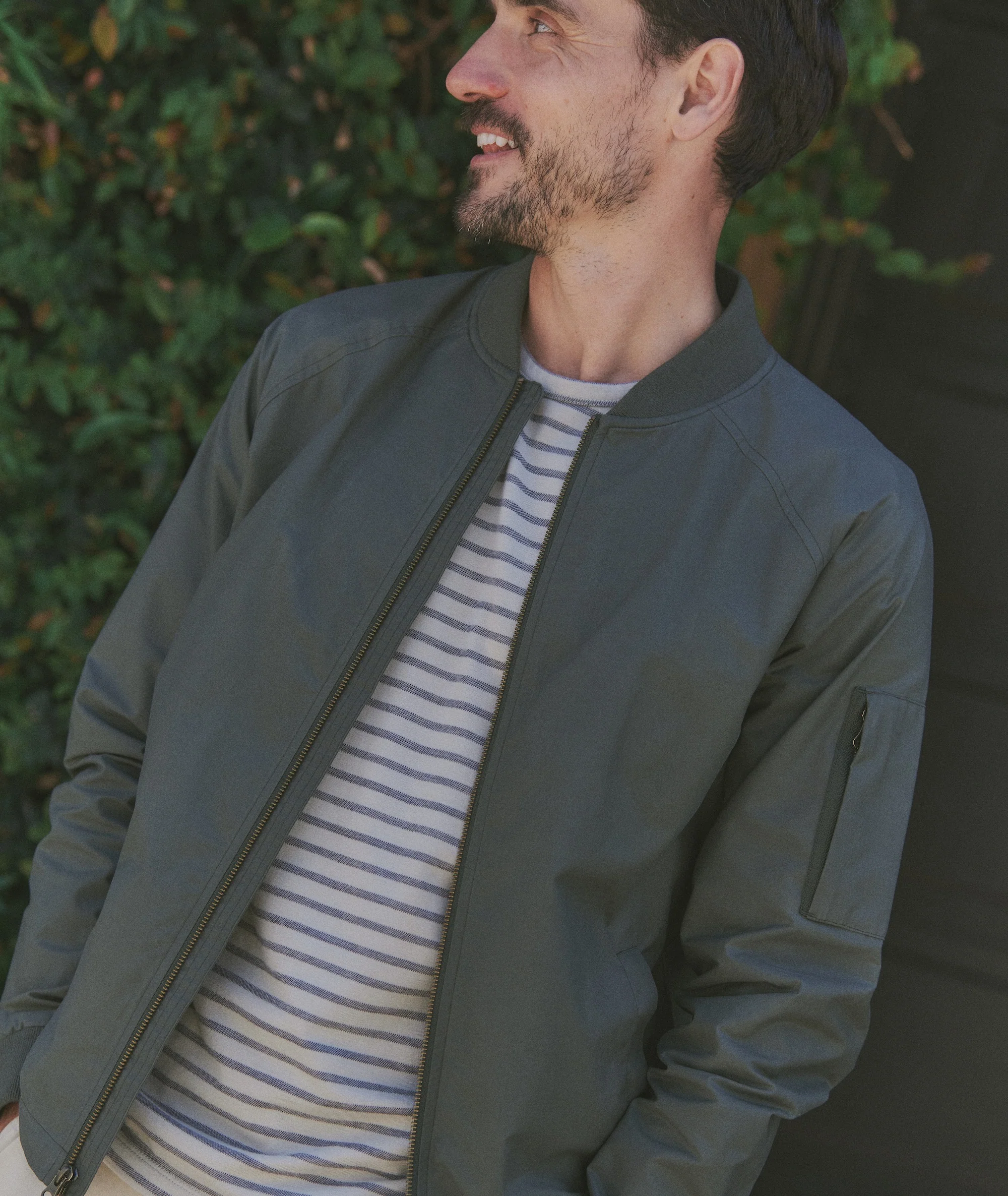 Glenn Wax Canvas Bomber - Image 2
