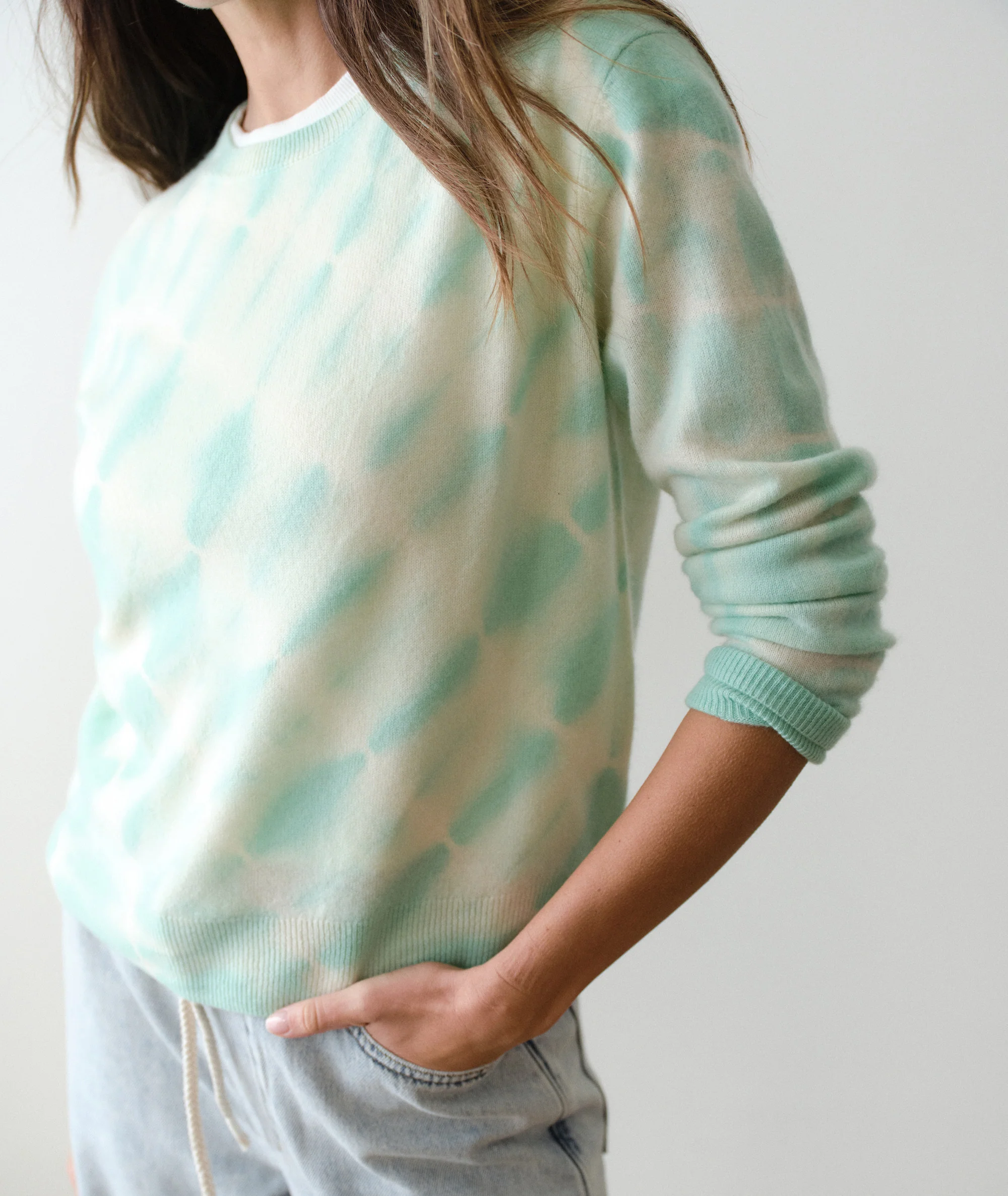 Harper Cashmere Tie Dye Sweater - Image 5