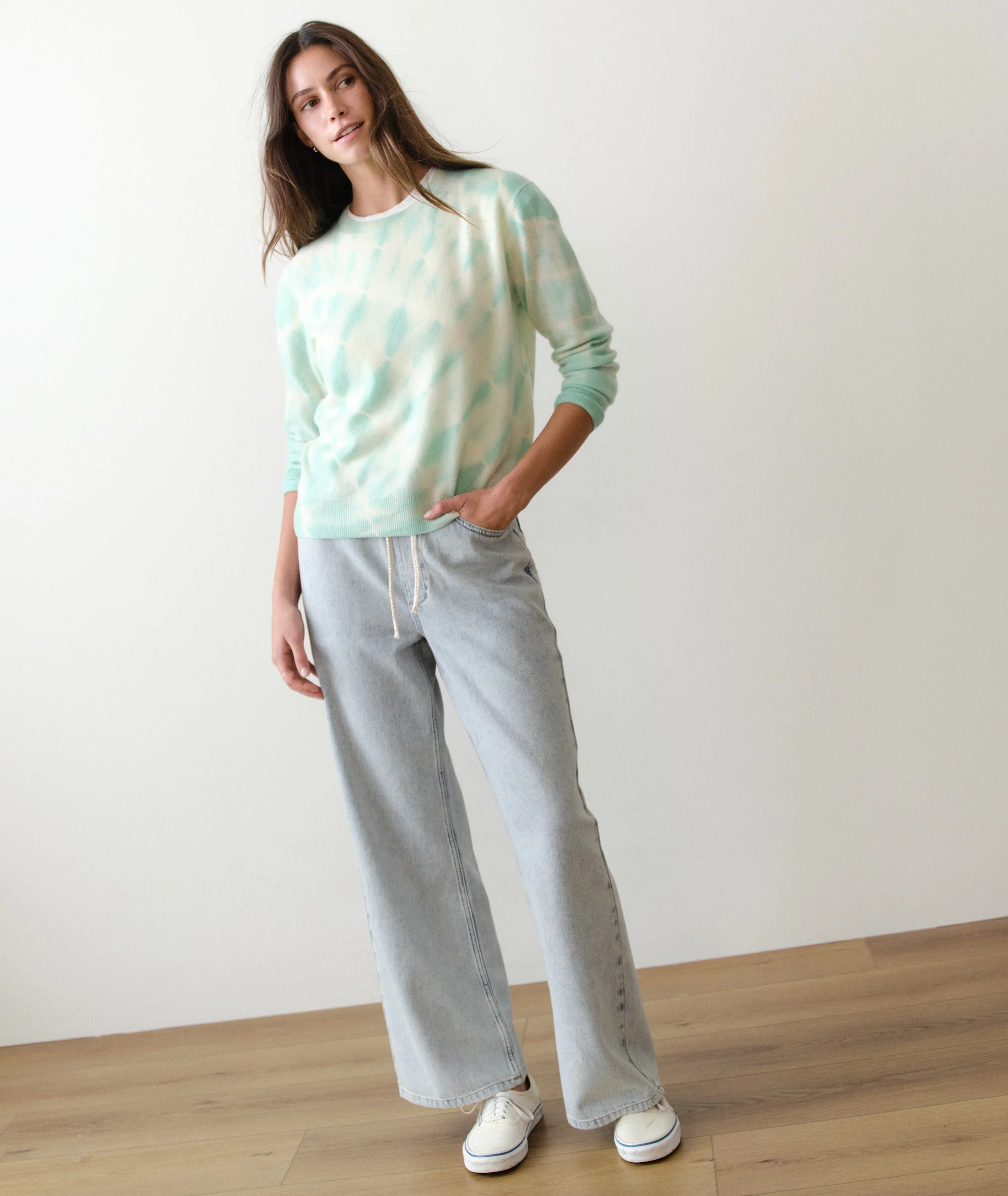 Harper Cashmere Tie Dye Sweater - Image 7
