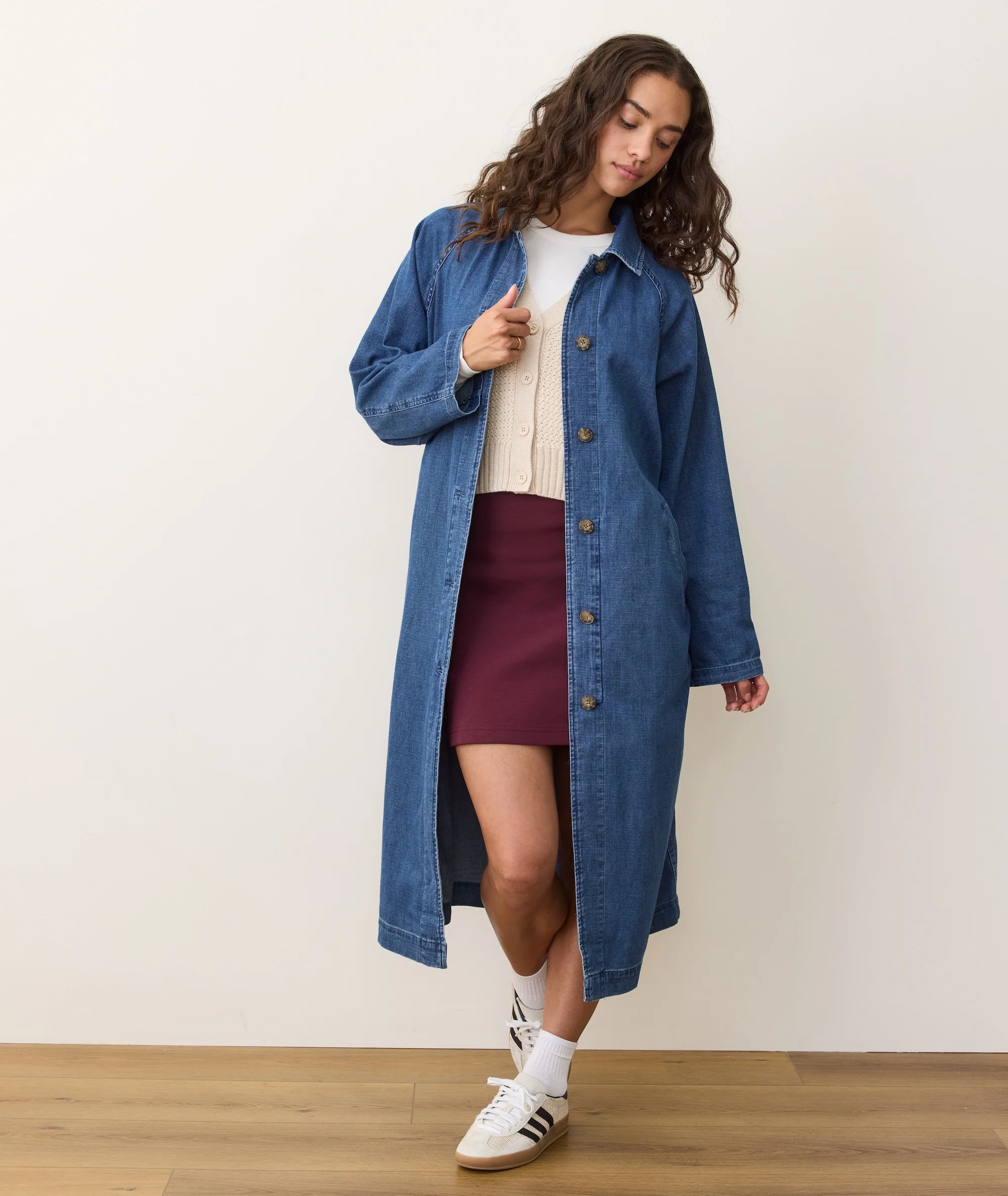 Hayes Denim Trench Coat - Image 9