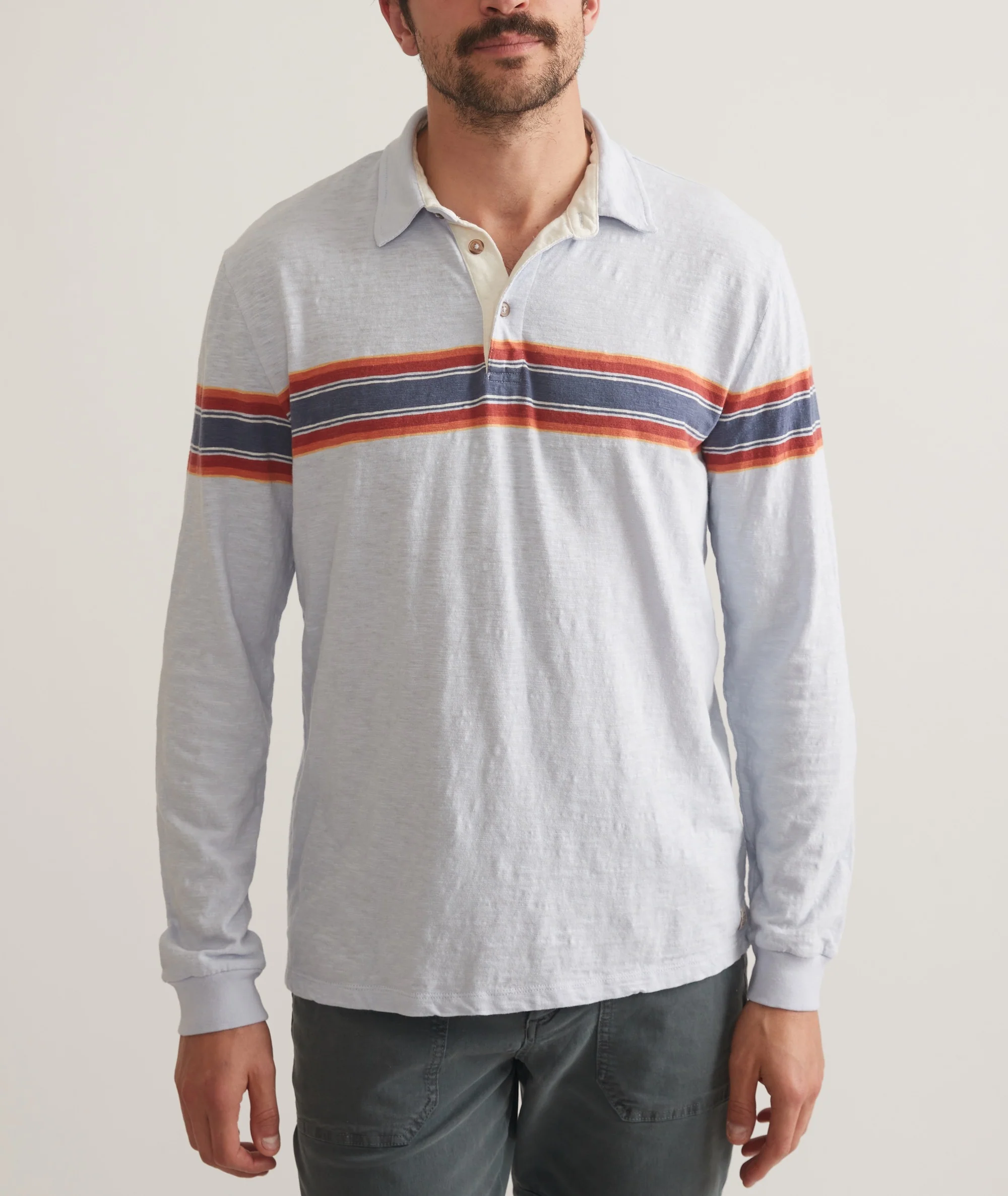 Vintage Heavy Slub Rugby Polo - Image 5