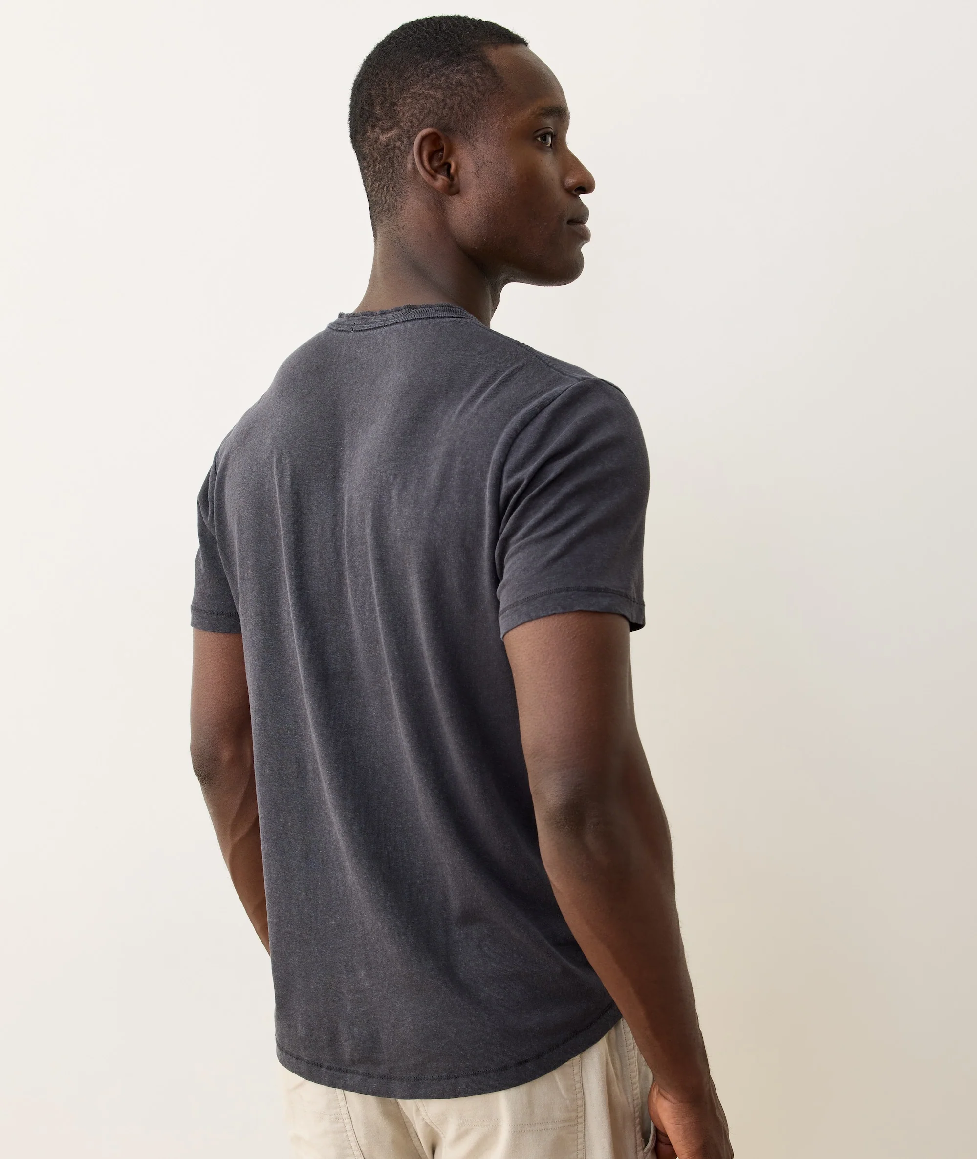 Relaxed Hemp Cotton Henley - Image 3