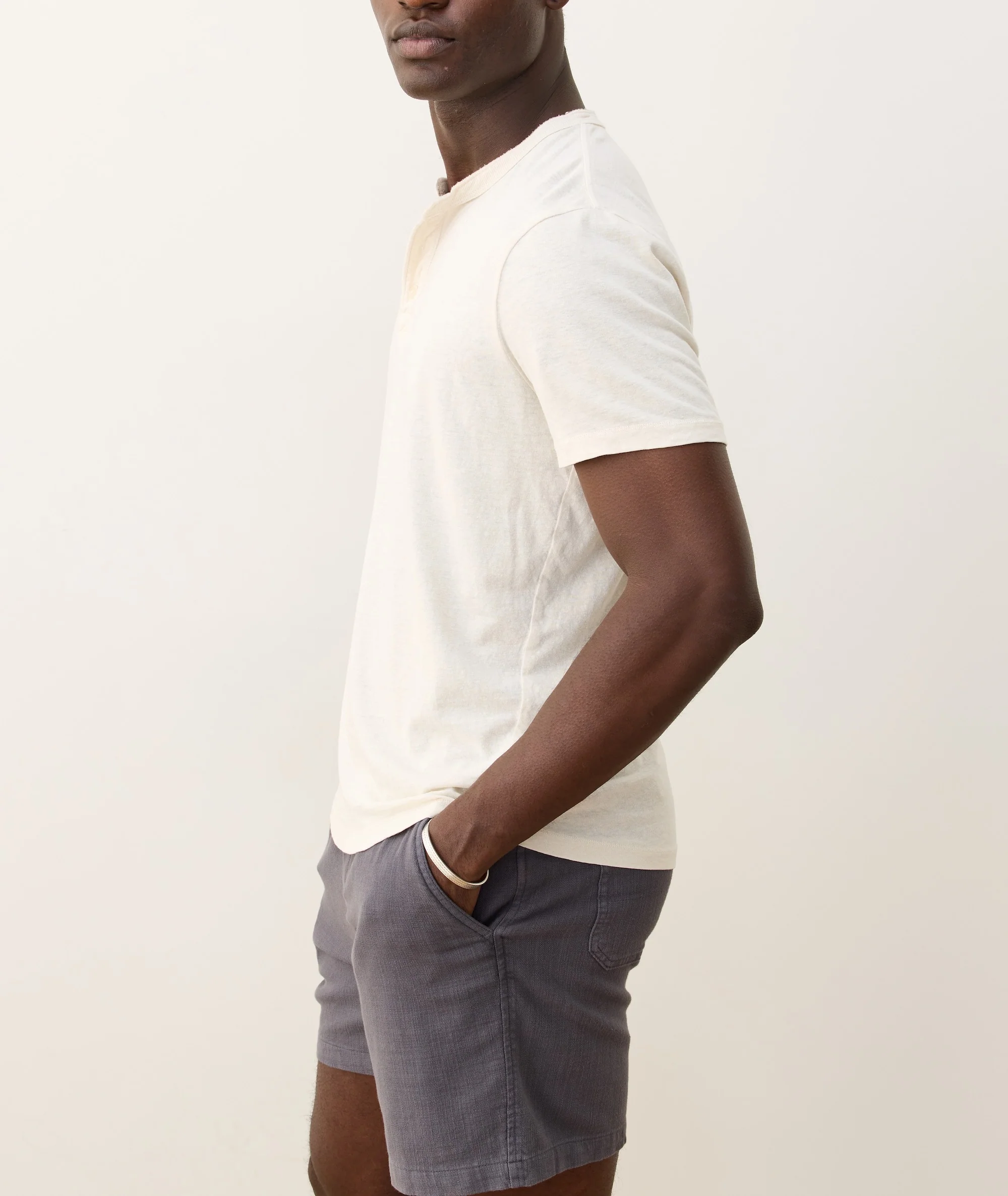 Relaxed Hemp Cotton Henley - Image 5