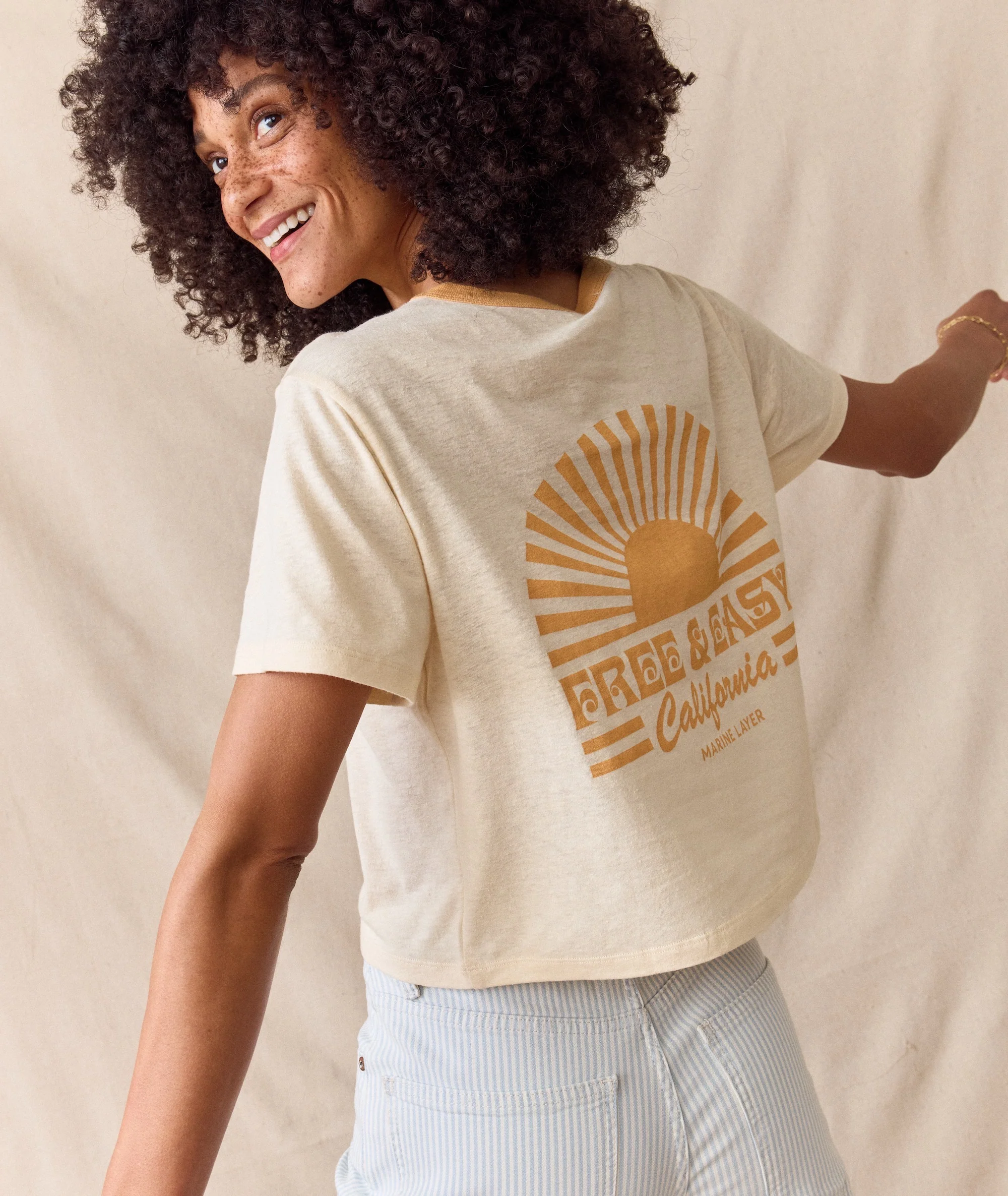 ML x Free & Easy Crop Graphic Tee - Image 4