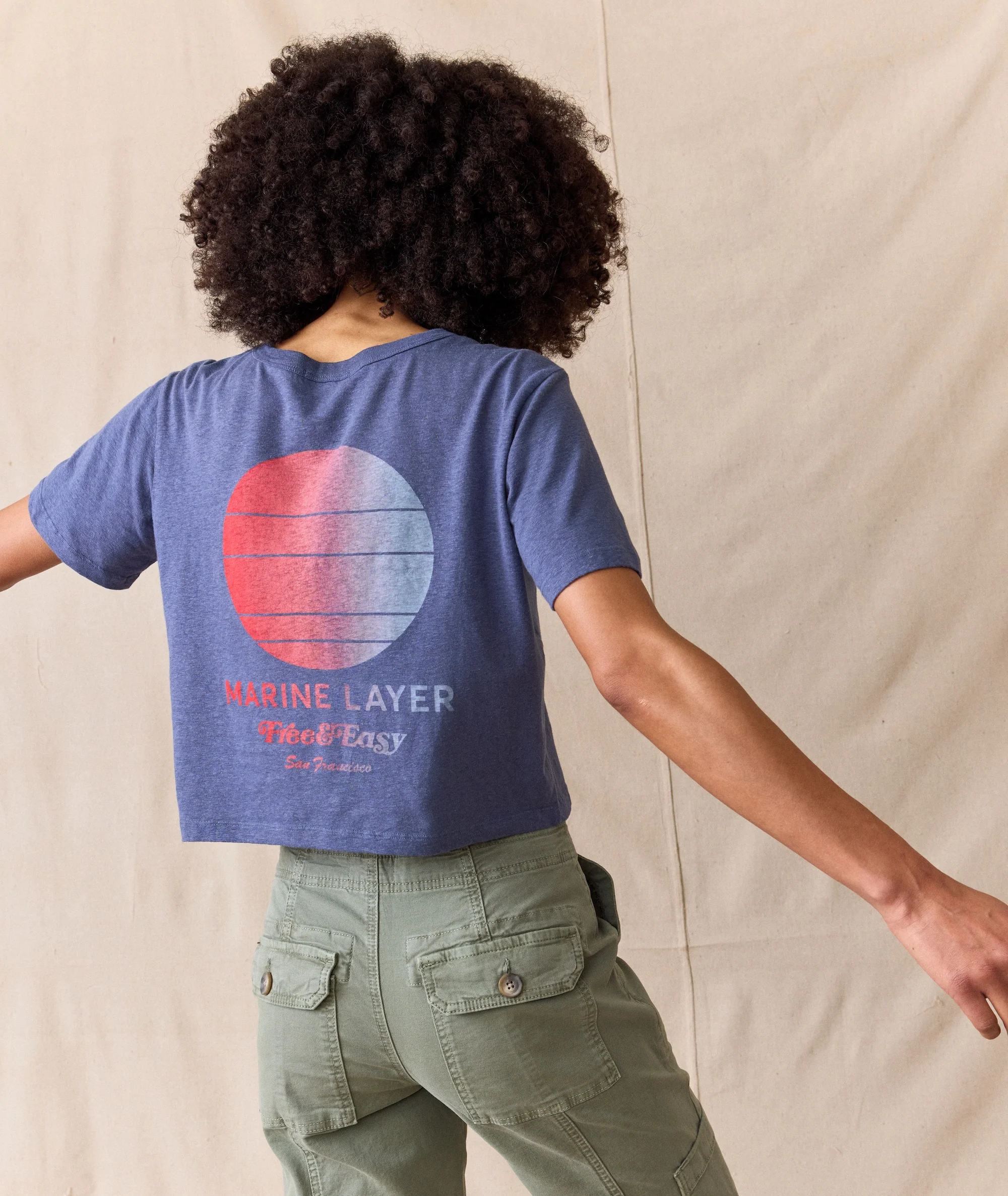 ML x Free & Easy Crop Graphic Tee - Image 2