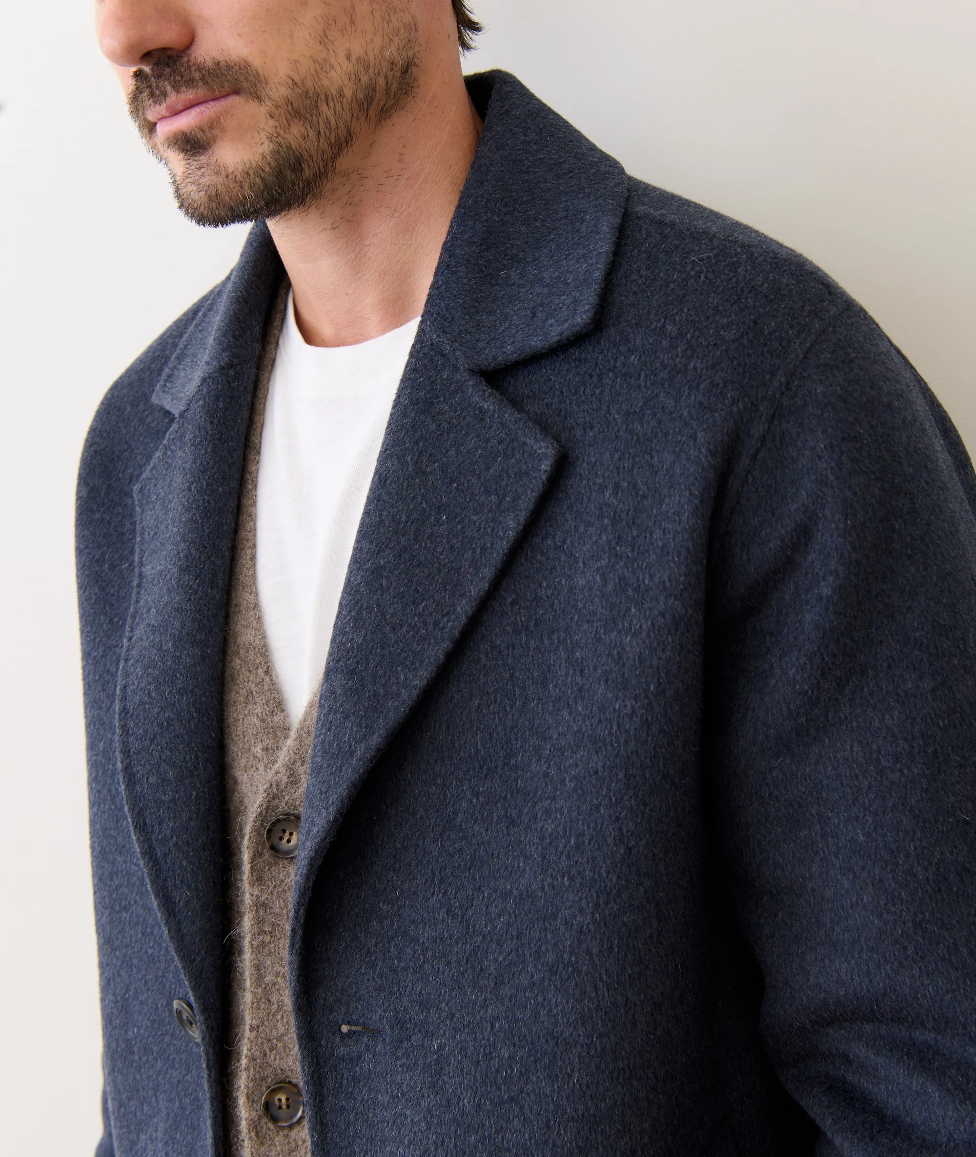 Irving Wool Longline Coat - Image 6