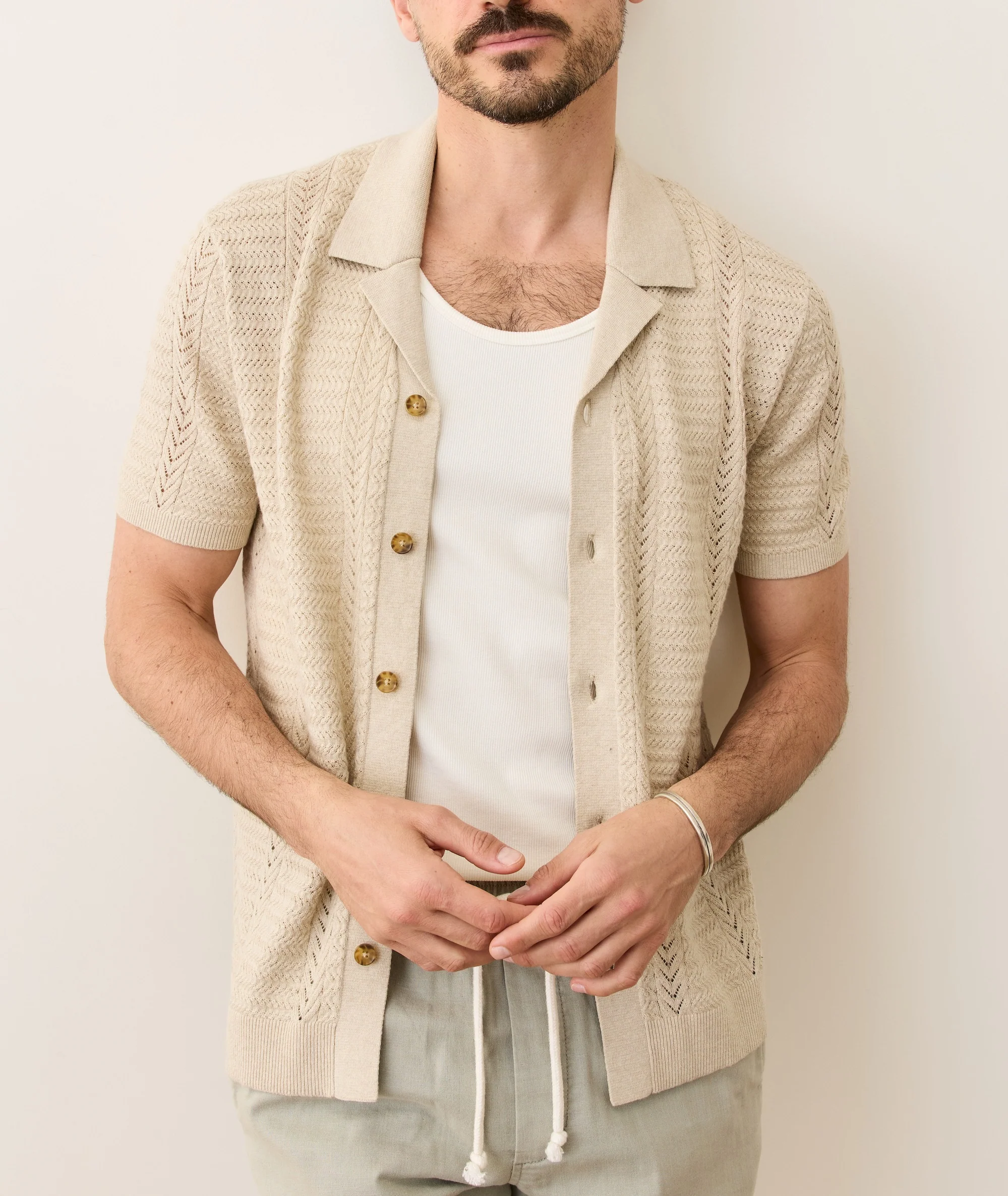 Jaden Sweater Resort Shirt - Image 3