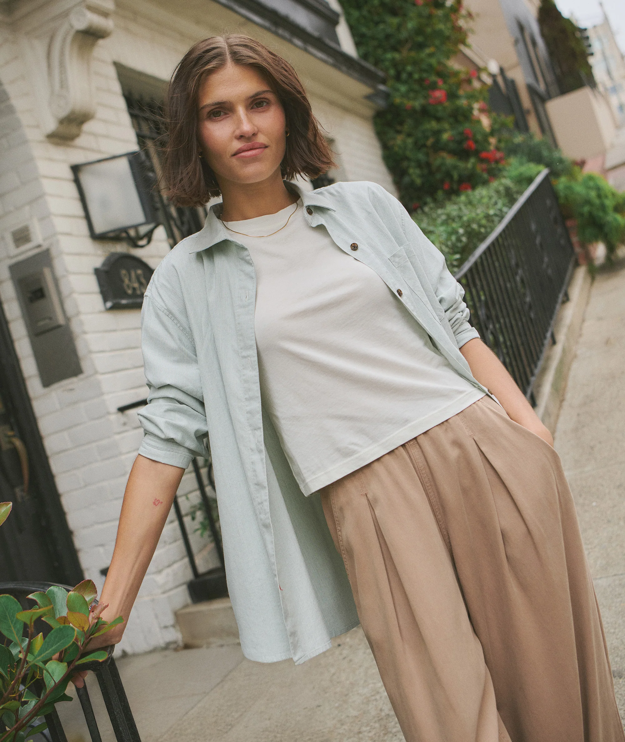 Jane Relaxed California Oxford Shirt - Image 2