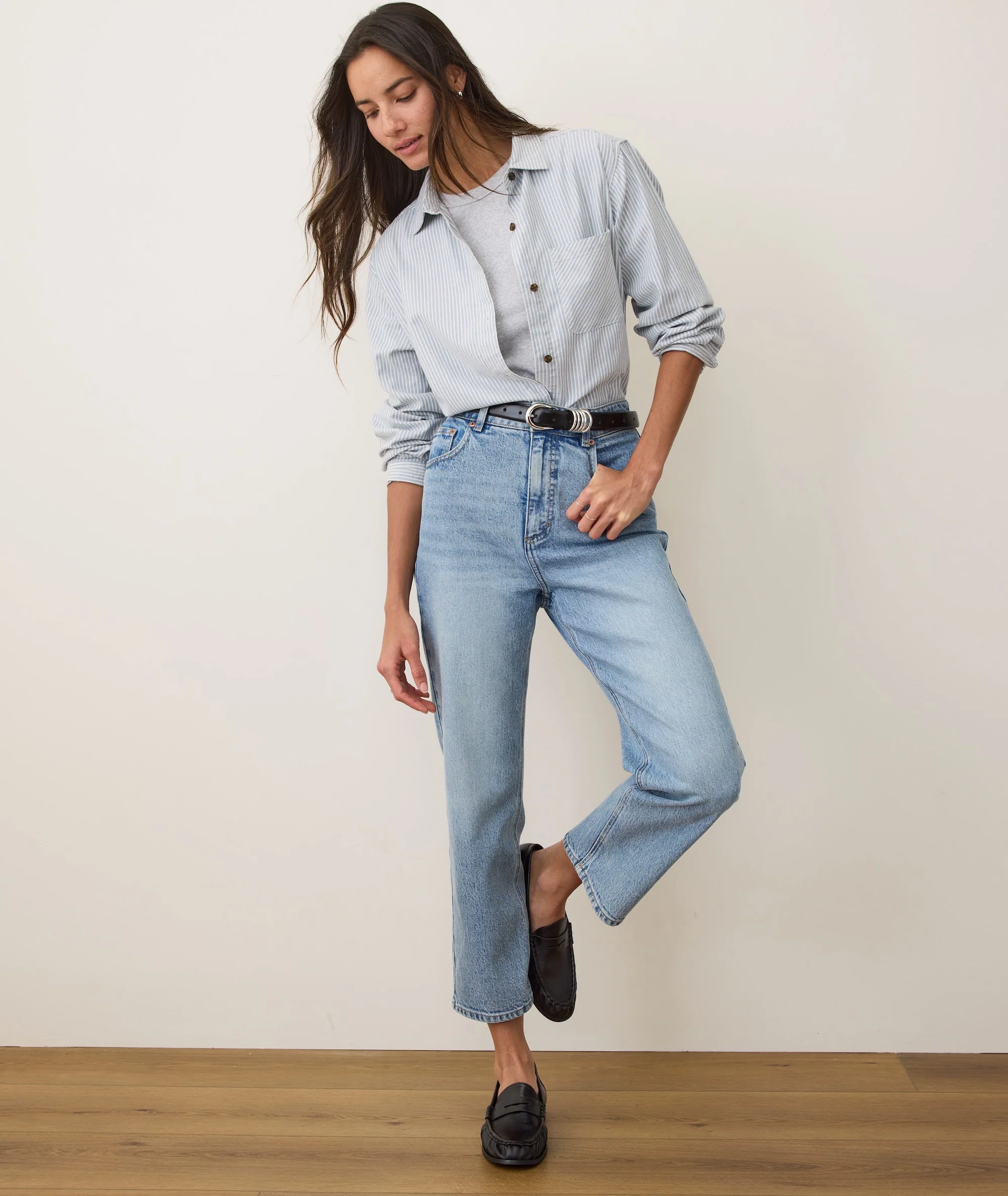 Jane Relaxed California Oxford Shirt - Image 4