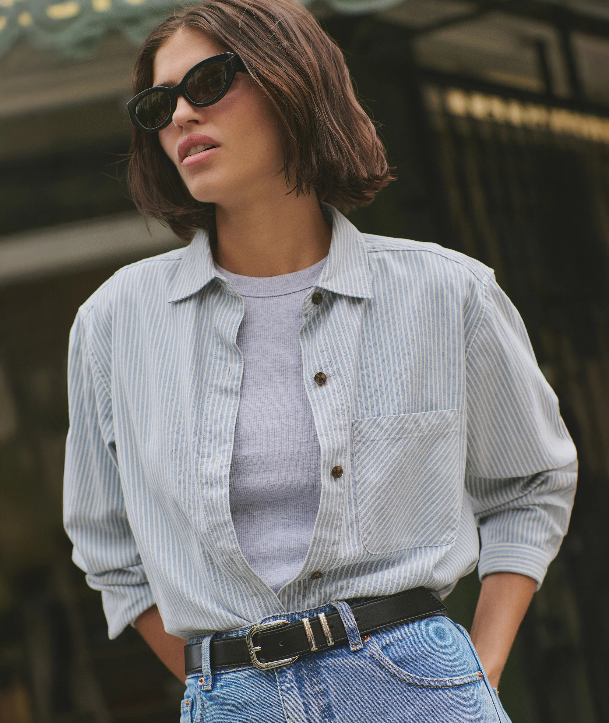 Jane Relaxed California Oxford Shirt - Image 6