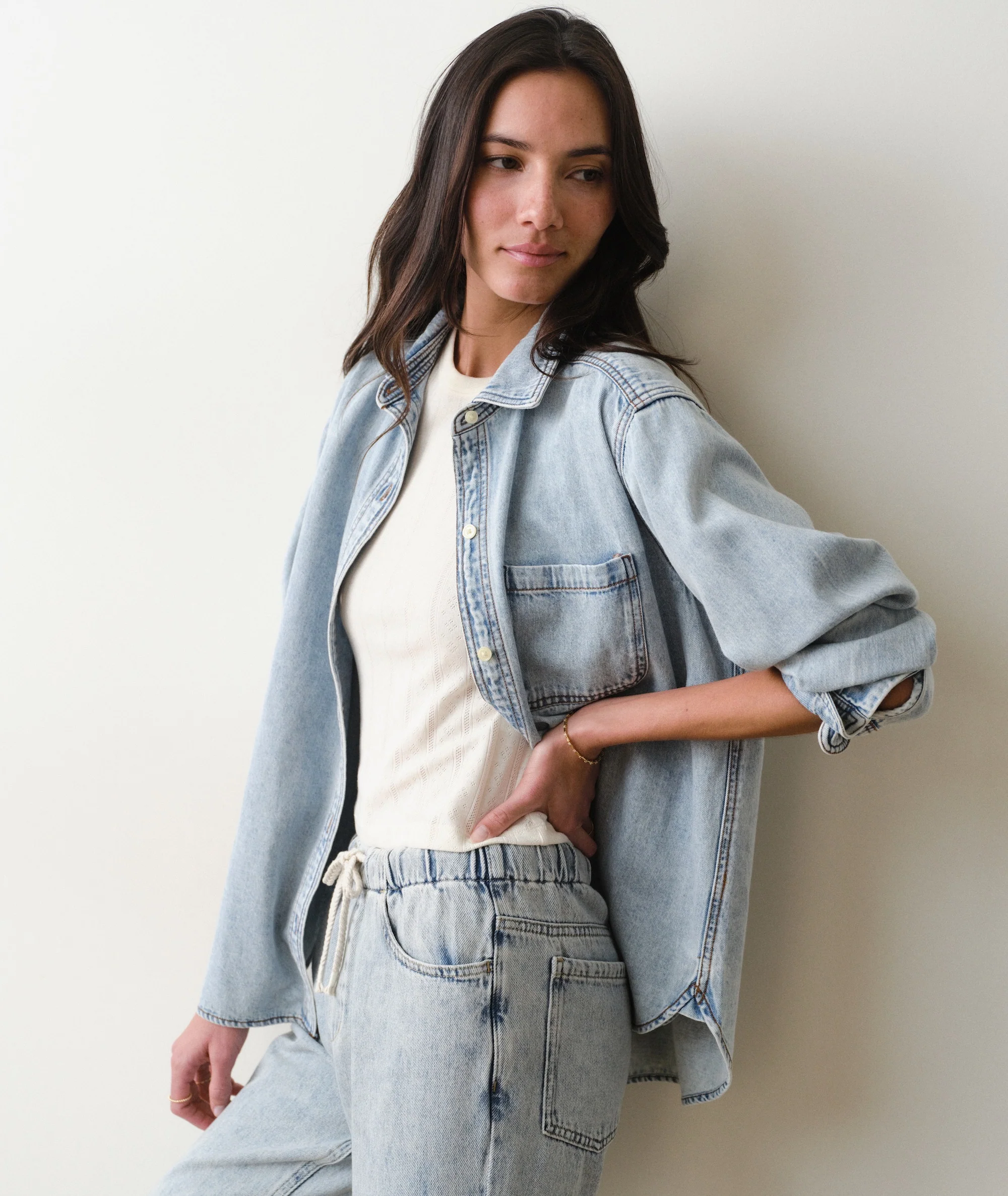 Jane Relaxed Denim Shirt - Image 3