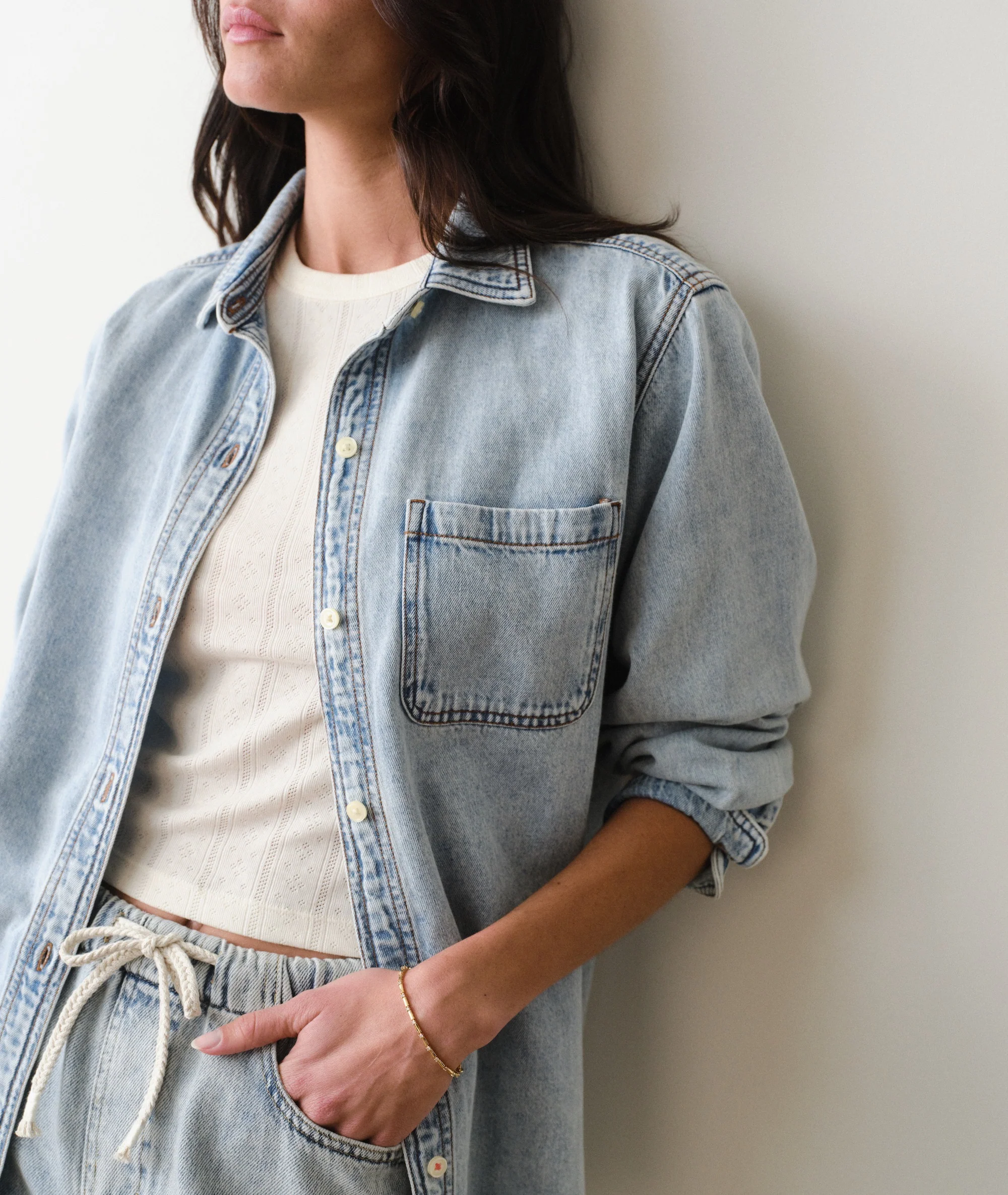 Jane Relaxed Denim Shirt - Image 5