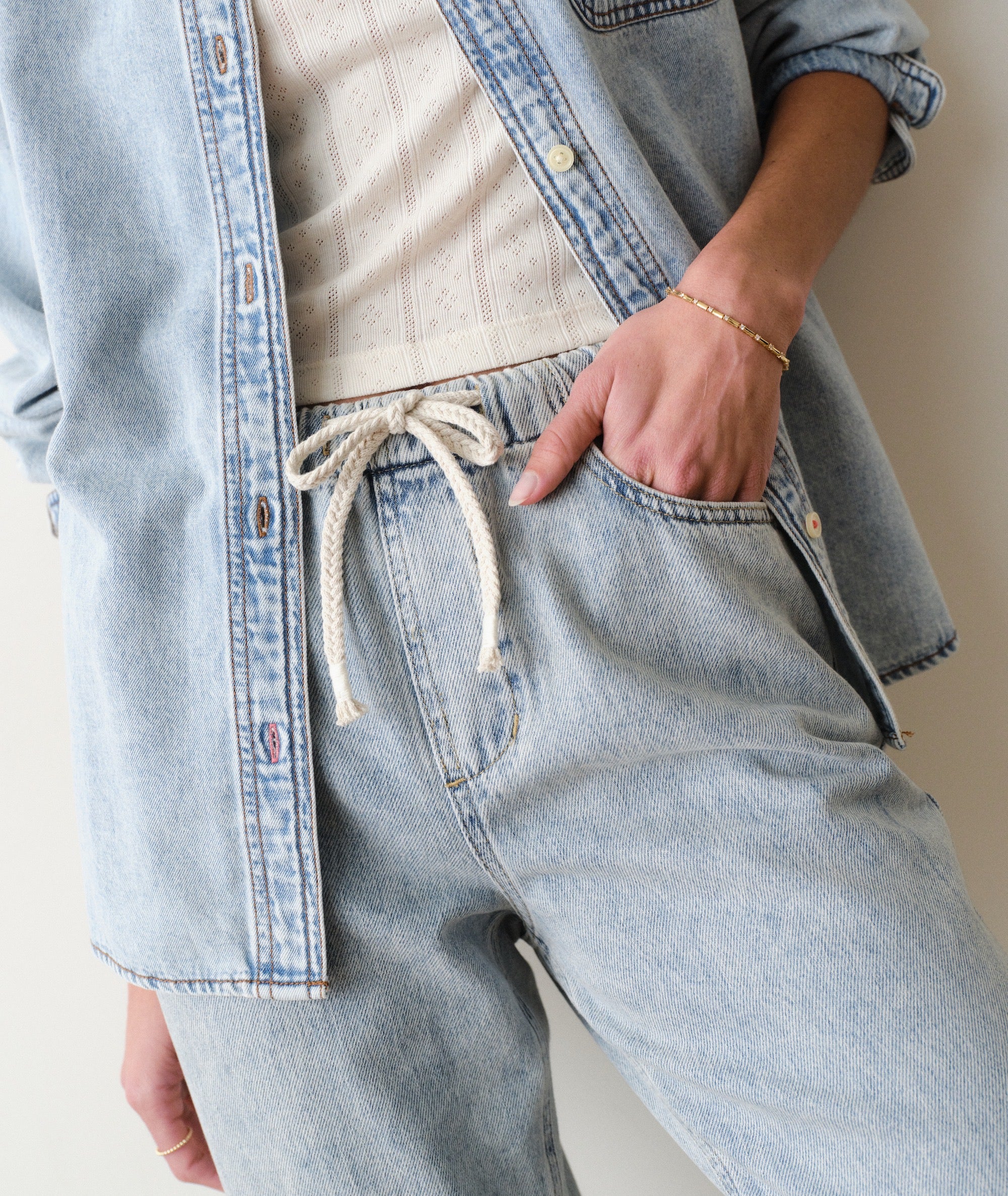 Jane Relaxed Denim Shirt - Image 6