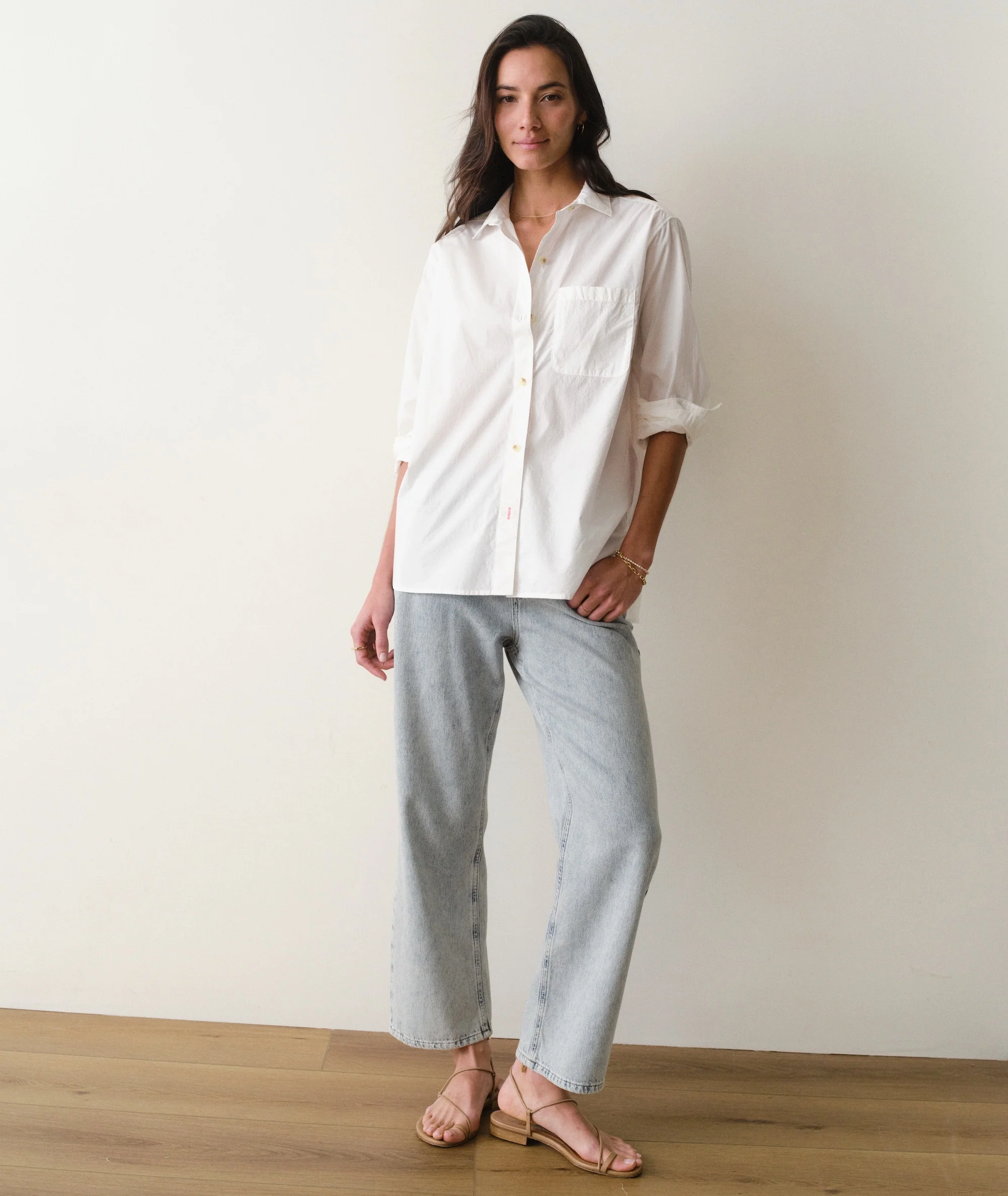 Jane Relaxed Cali Poplin Shirt - Image 5