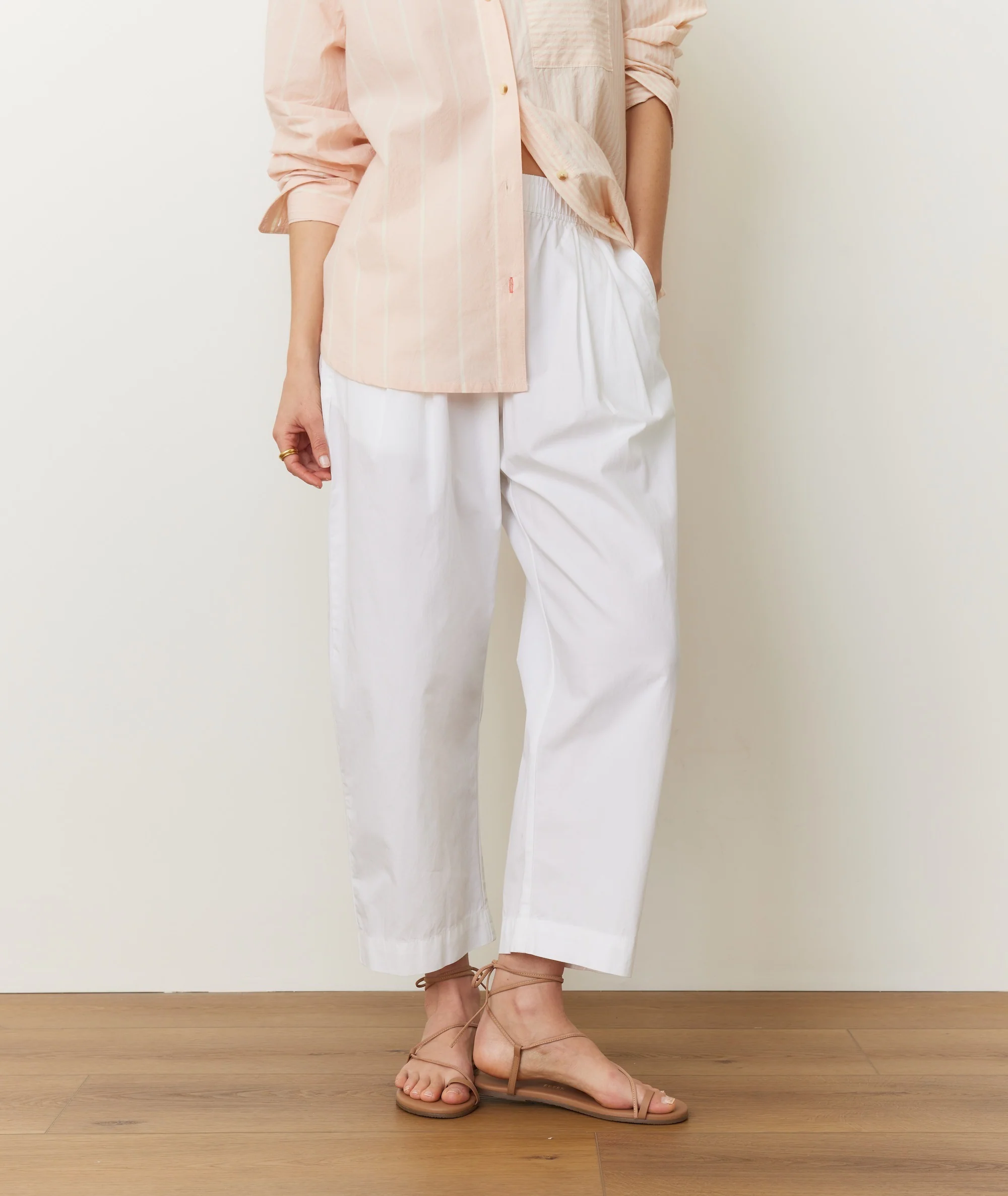 Kyra Poplin Barrel Pant - Image 2
