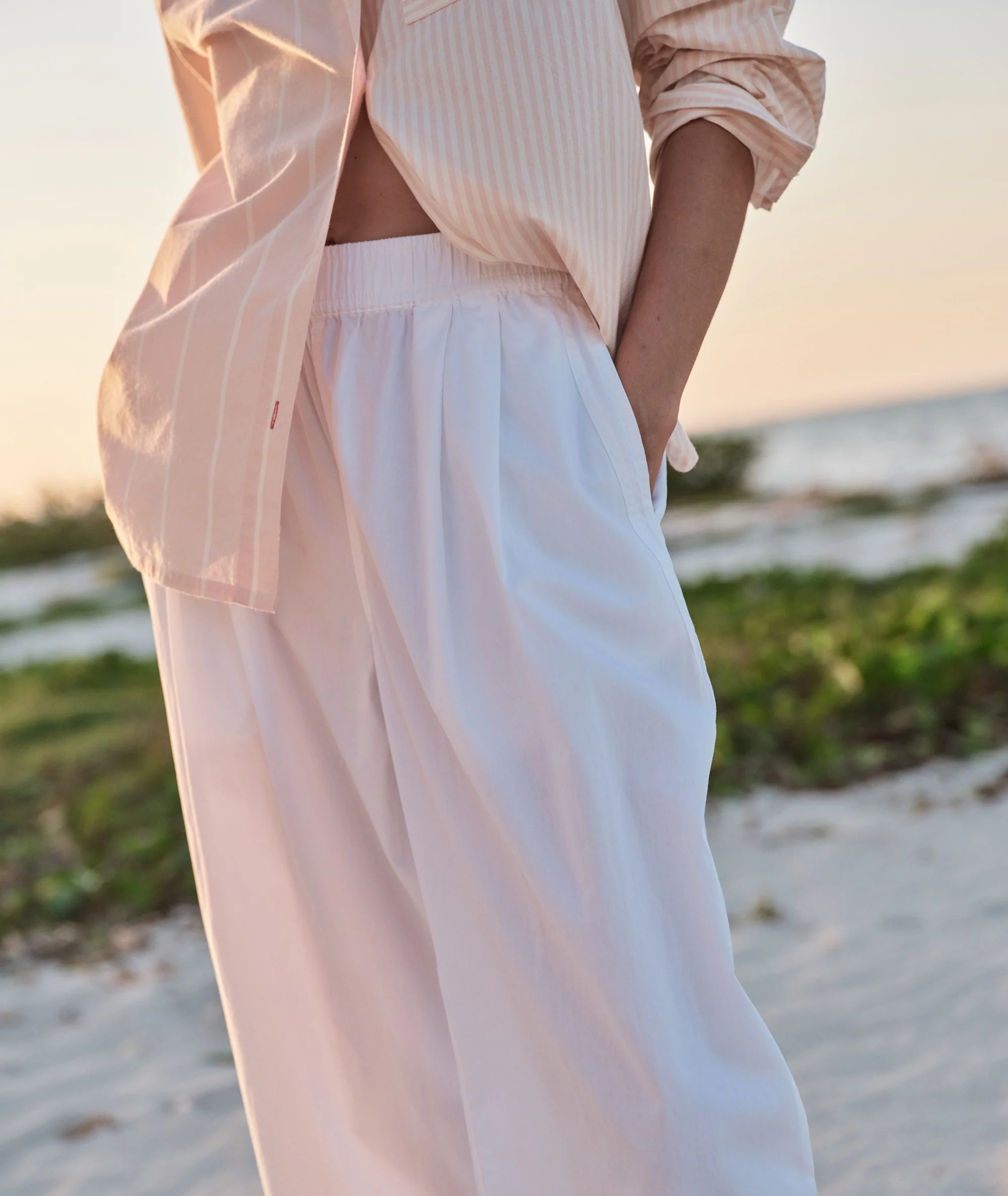Kyra Poplin Barrel Pant - Image 4