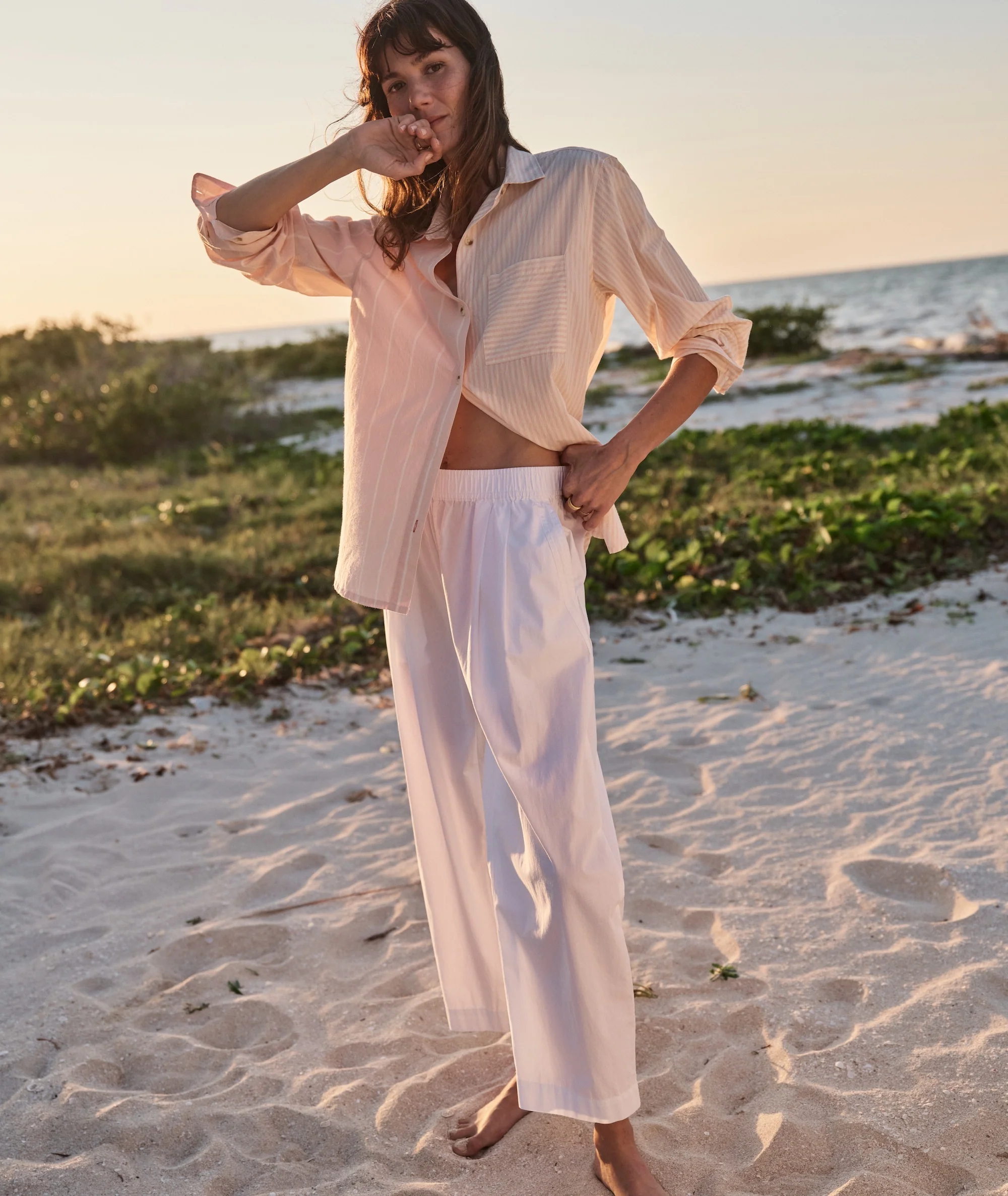 Kyra Poplin Barrel Pant - Image 7