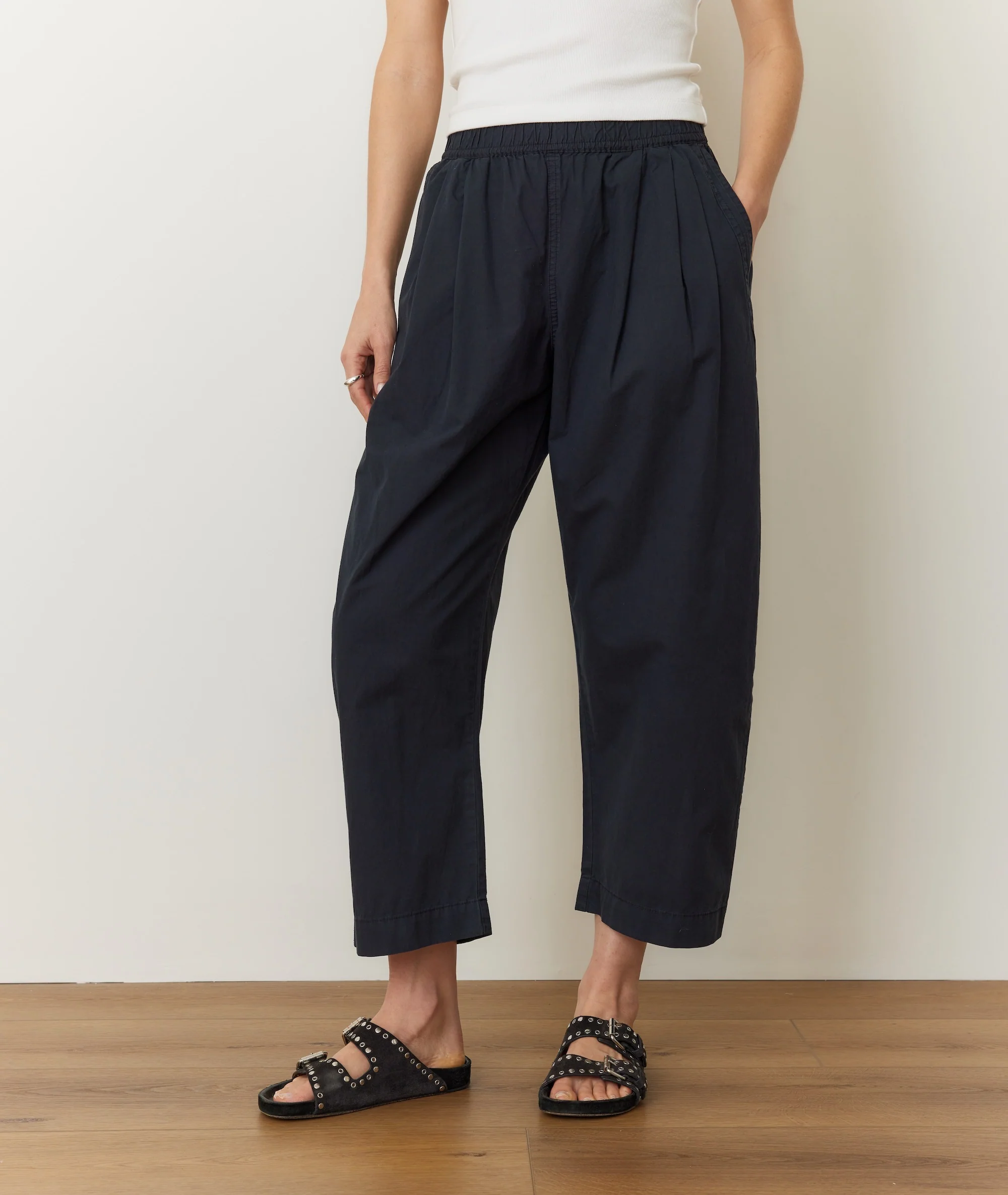 Kyra Poplin Barrel Pant - Image 2