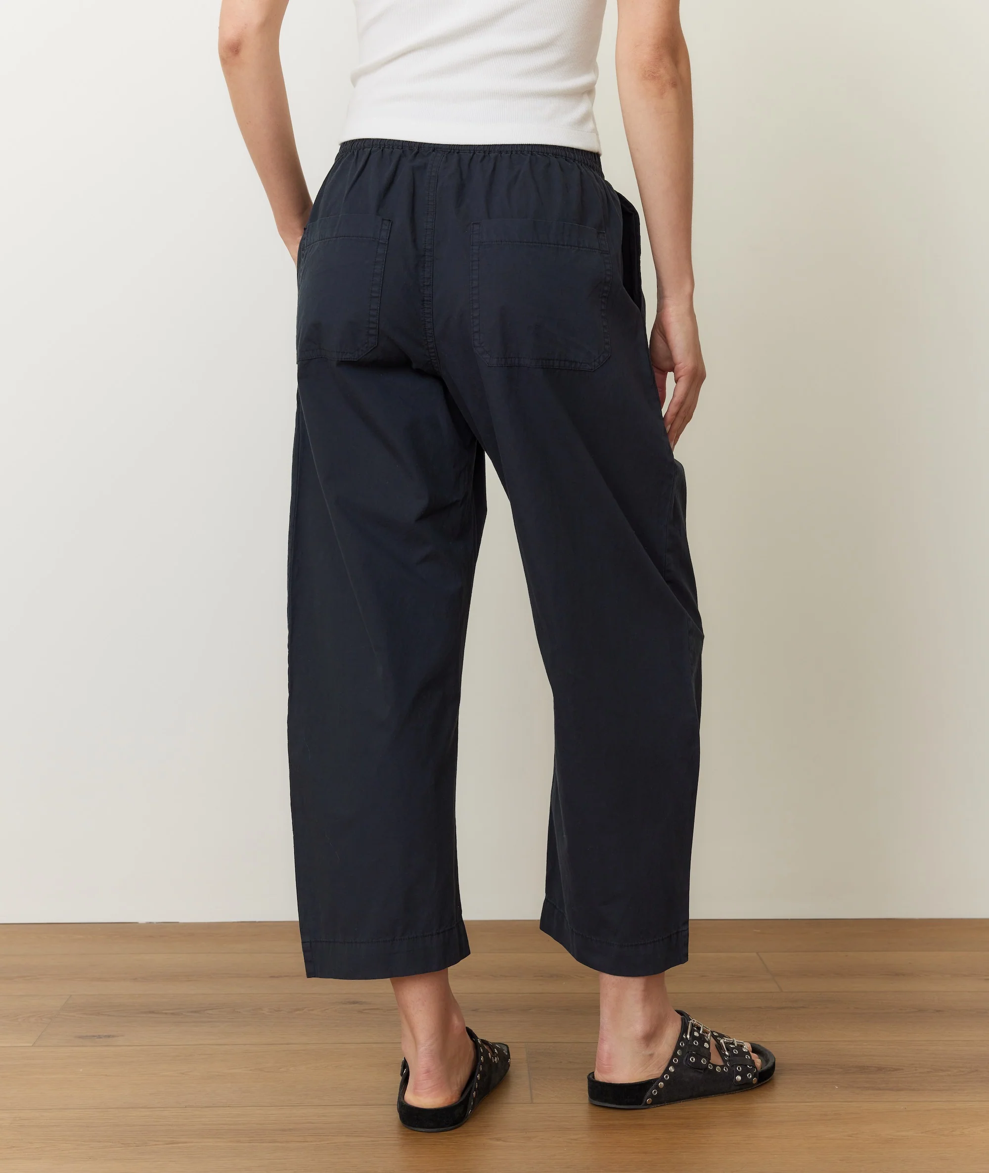 Kyra Poplin Barrel Pant - Image 3