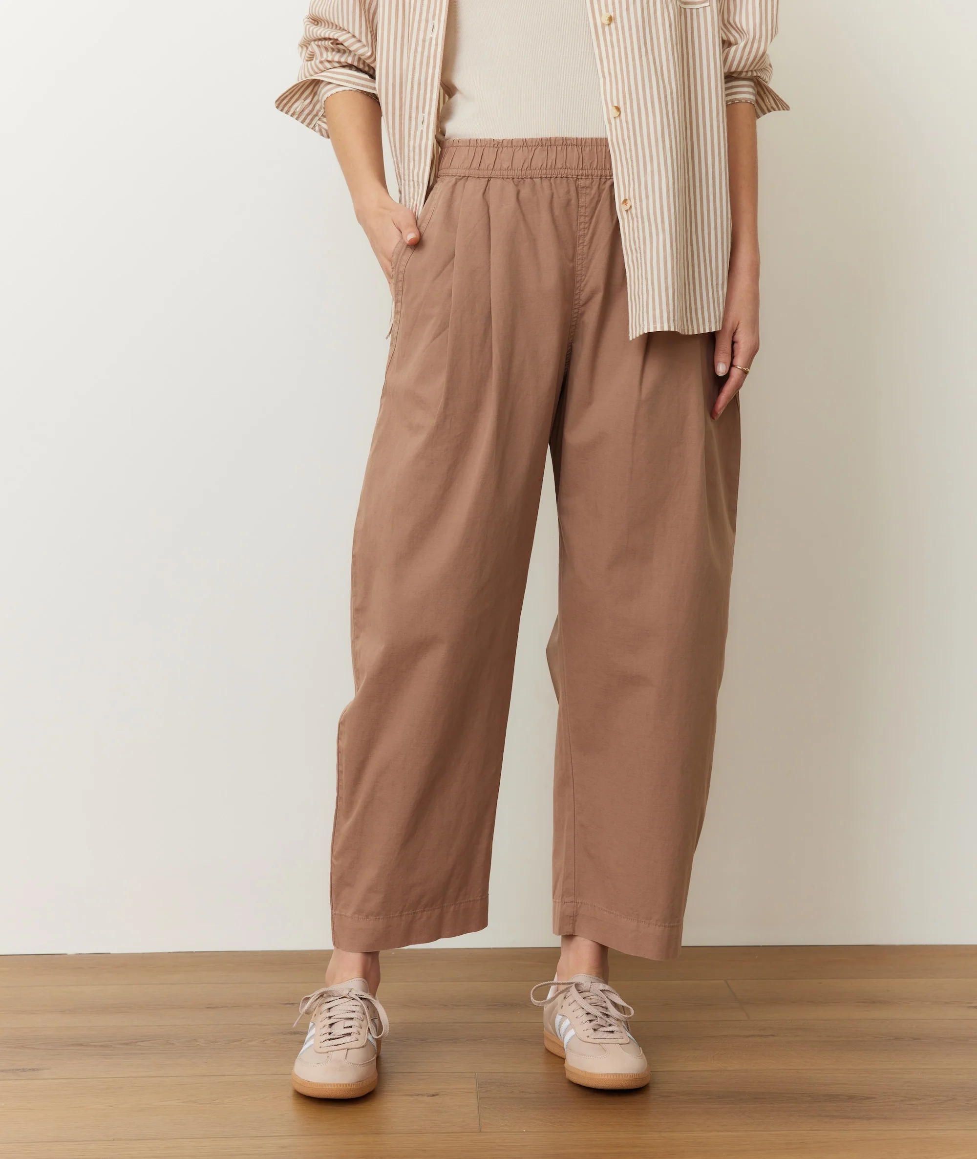 Kyra Poplin Barrel Pant - Image 2