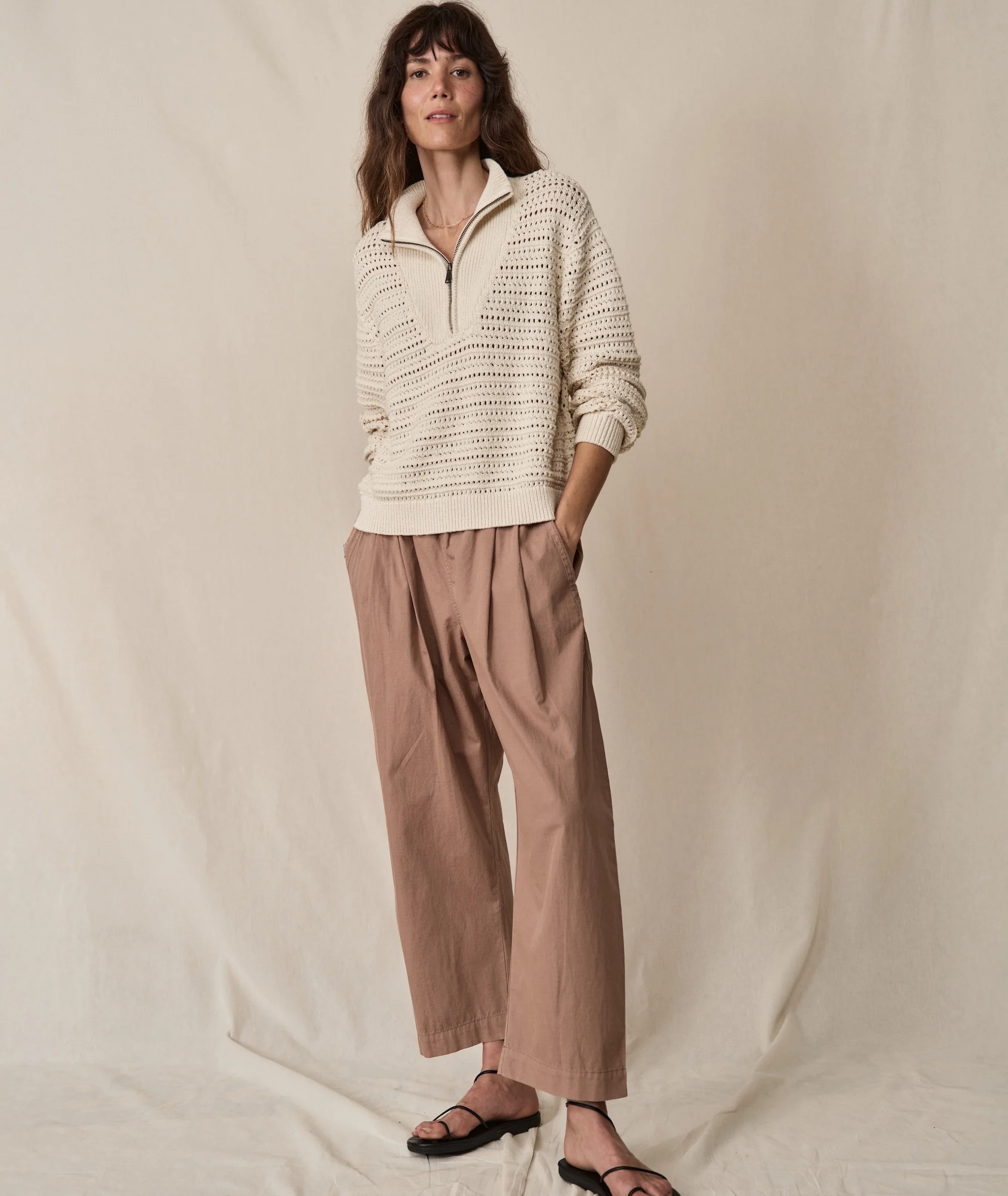 Kyra Poplin Barrel Pant - Image 4
