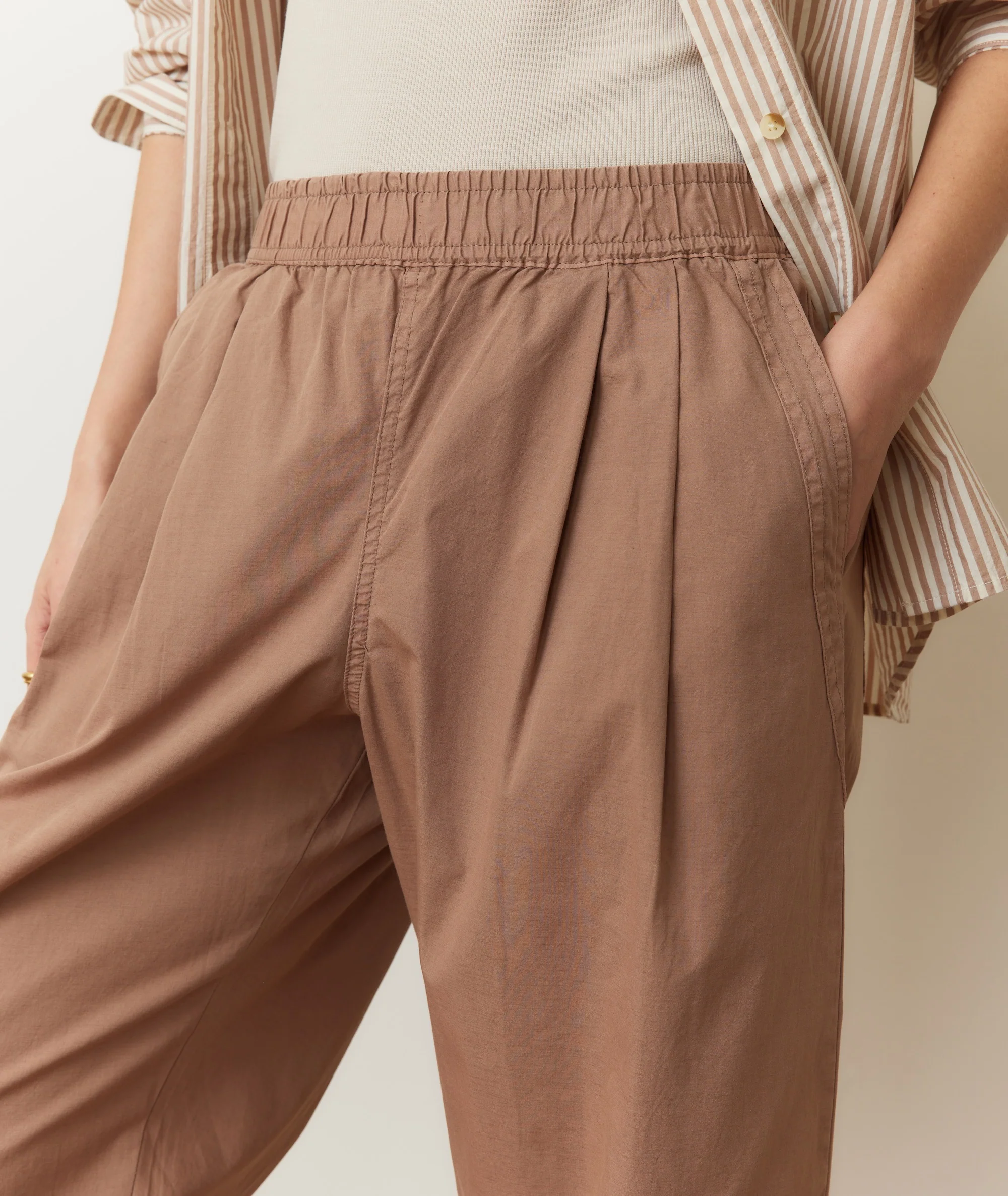 Kyra Poplin Barrel Pant - Image 5