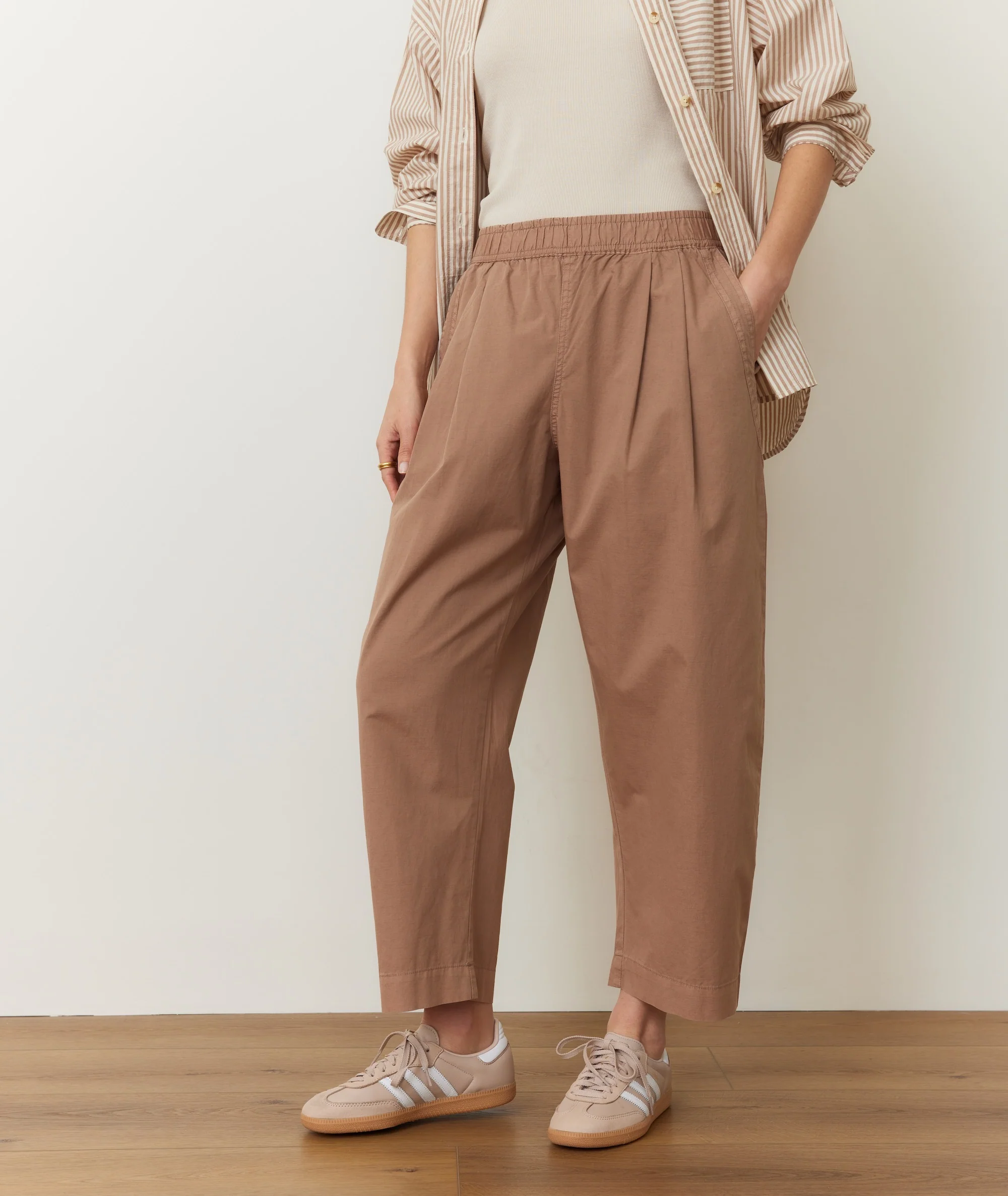 Kyra Poplin Barrel Pant - Image 6