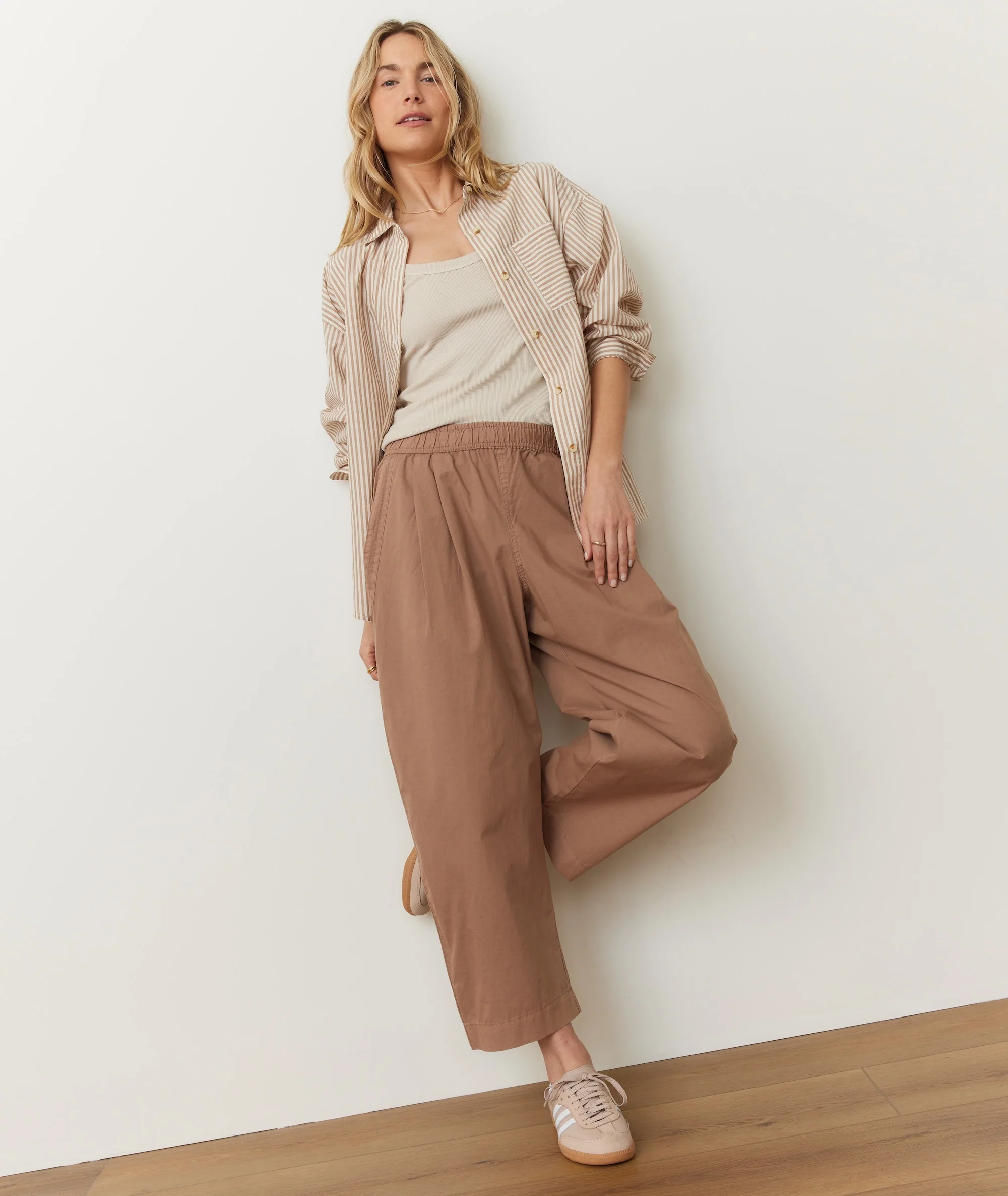Kyra Poplin Barrel Pant - Image 7